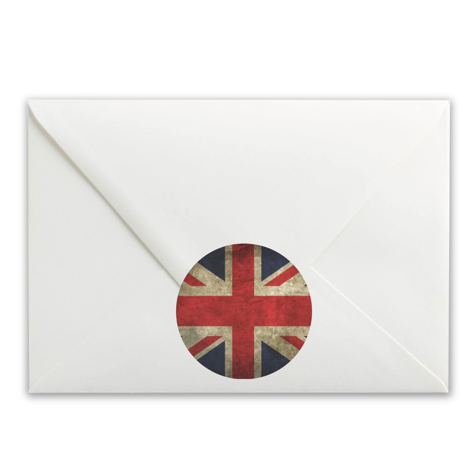 Vintage British Union Jack Flag paper stickers supplied on A5 sheets of 12 - view 4