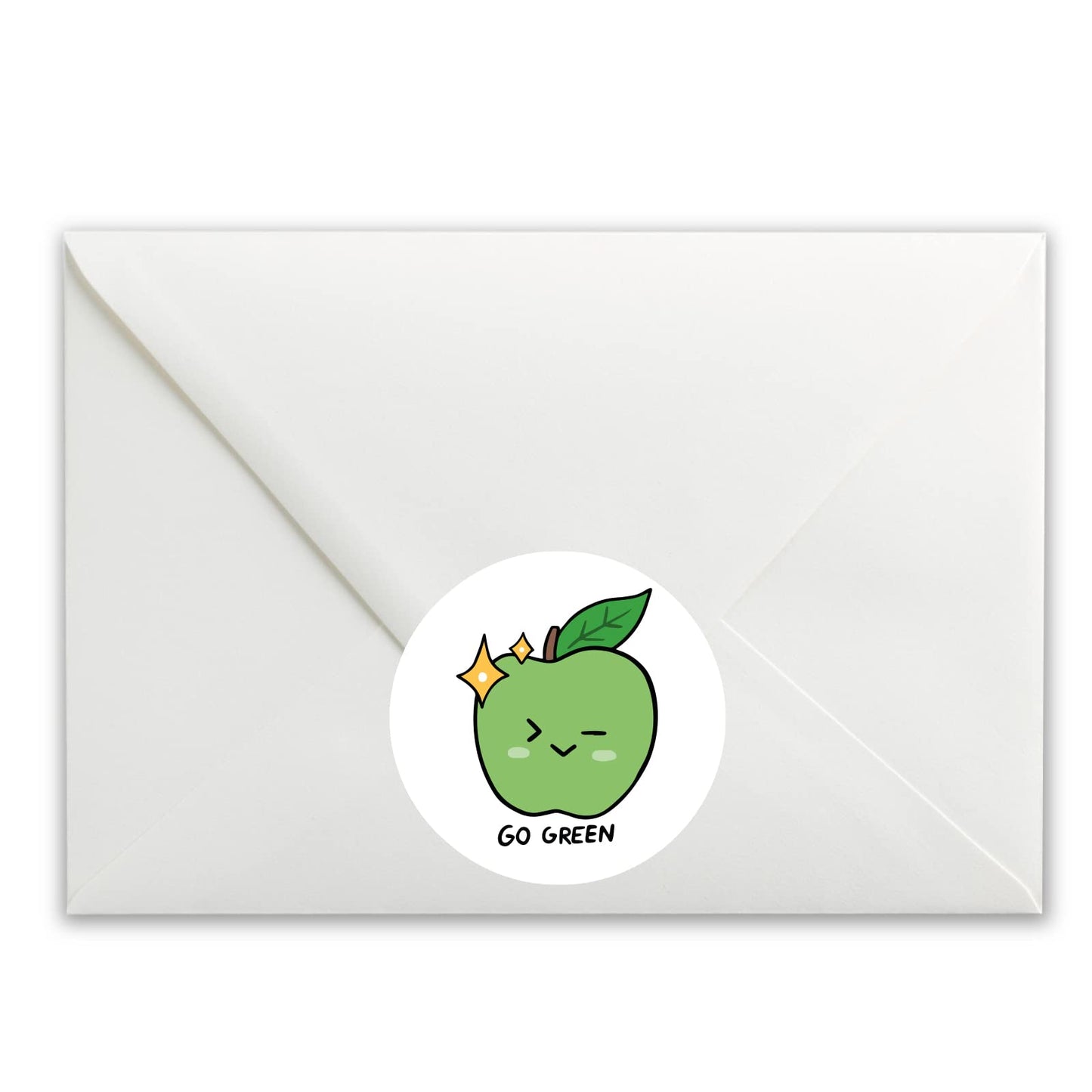 Go Green Save the Earth paper stickers supplied on A5 sheets of 12 - view 4