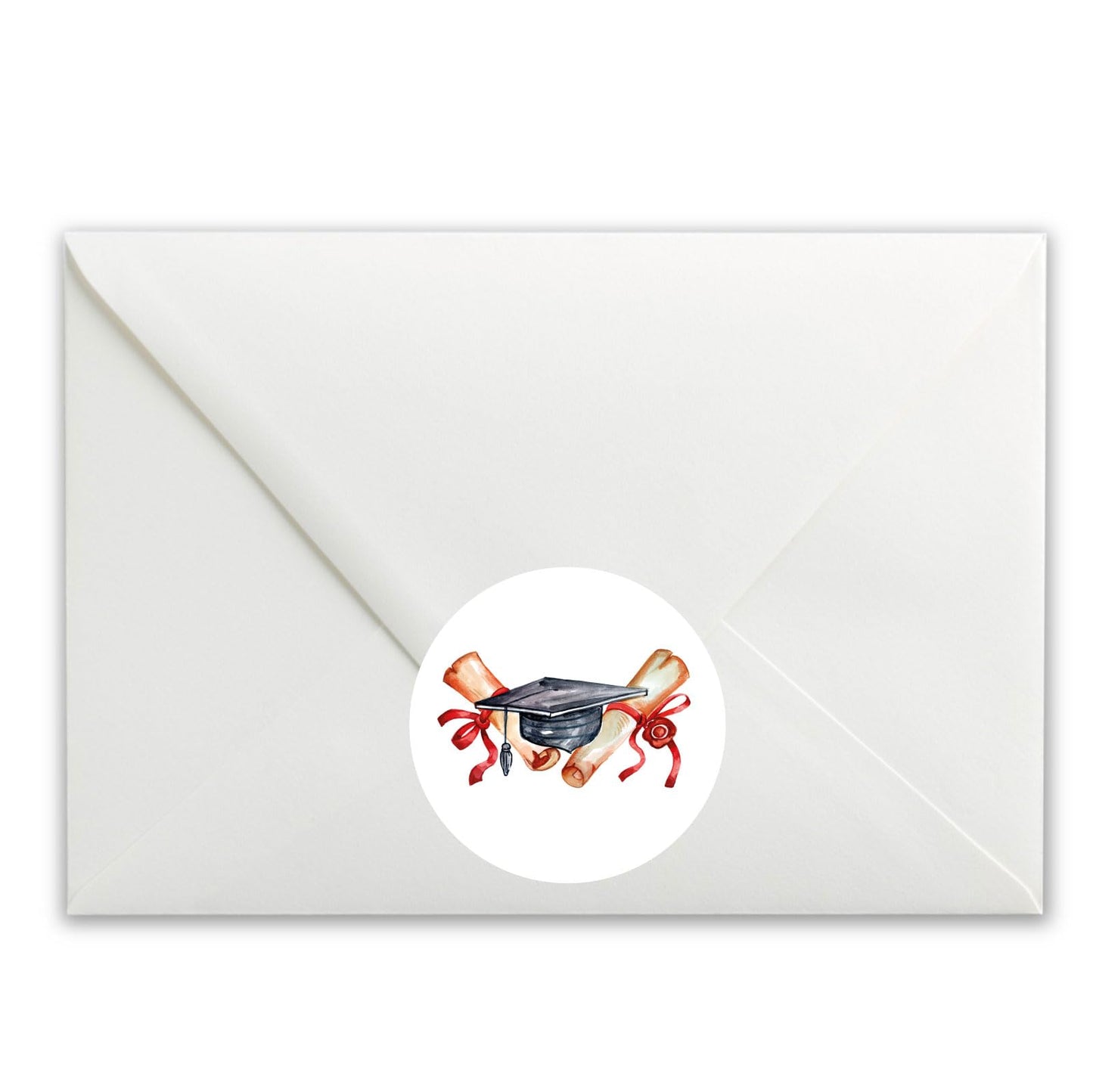 Grad Hat Congratulations paper stickers supplied on A5 sheets of 12 - view 4