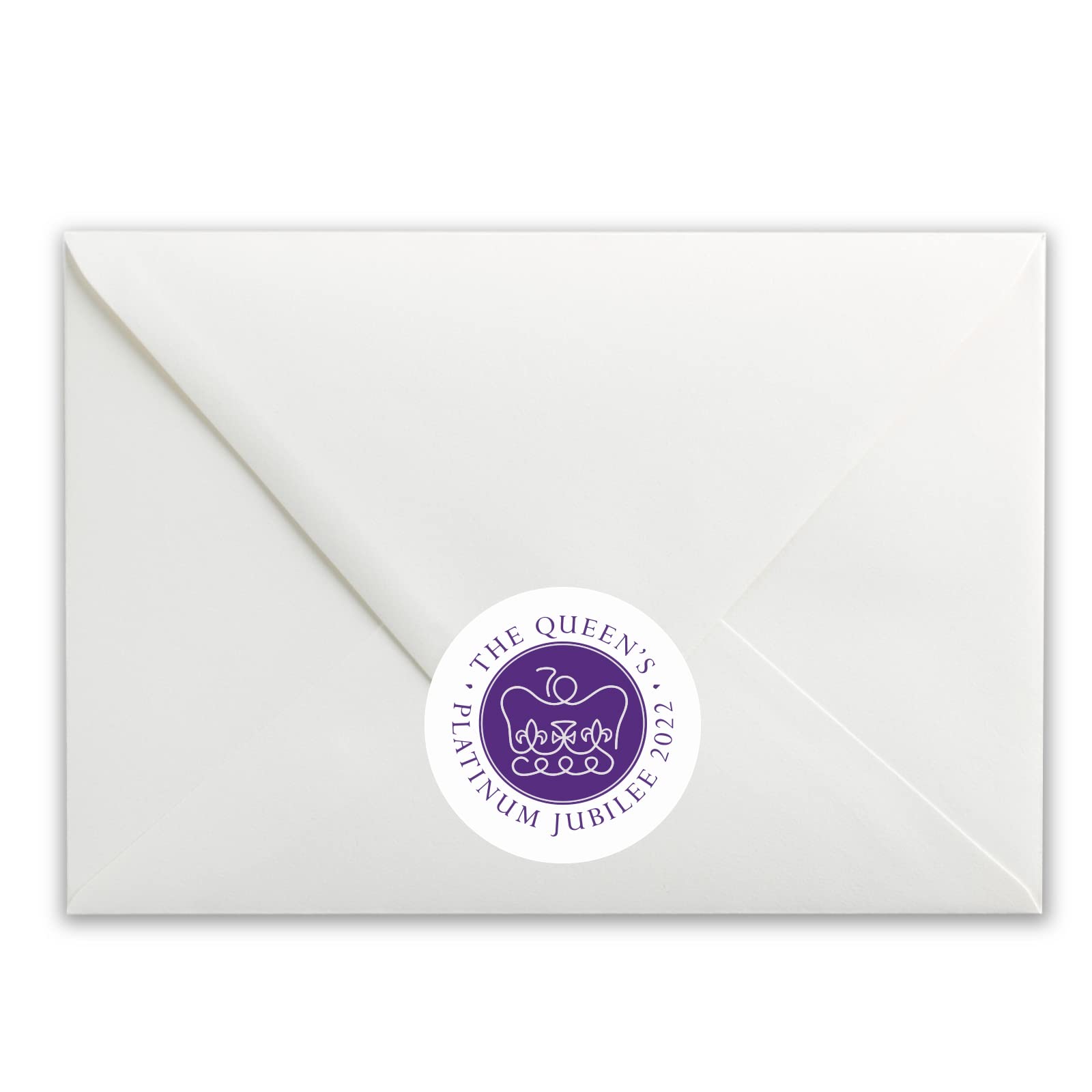 Platinum Jubilee Commemorative paper stickers supplied on A5 sheets of 12 - view 4