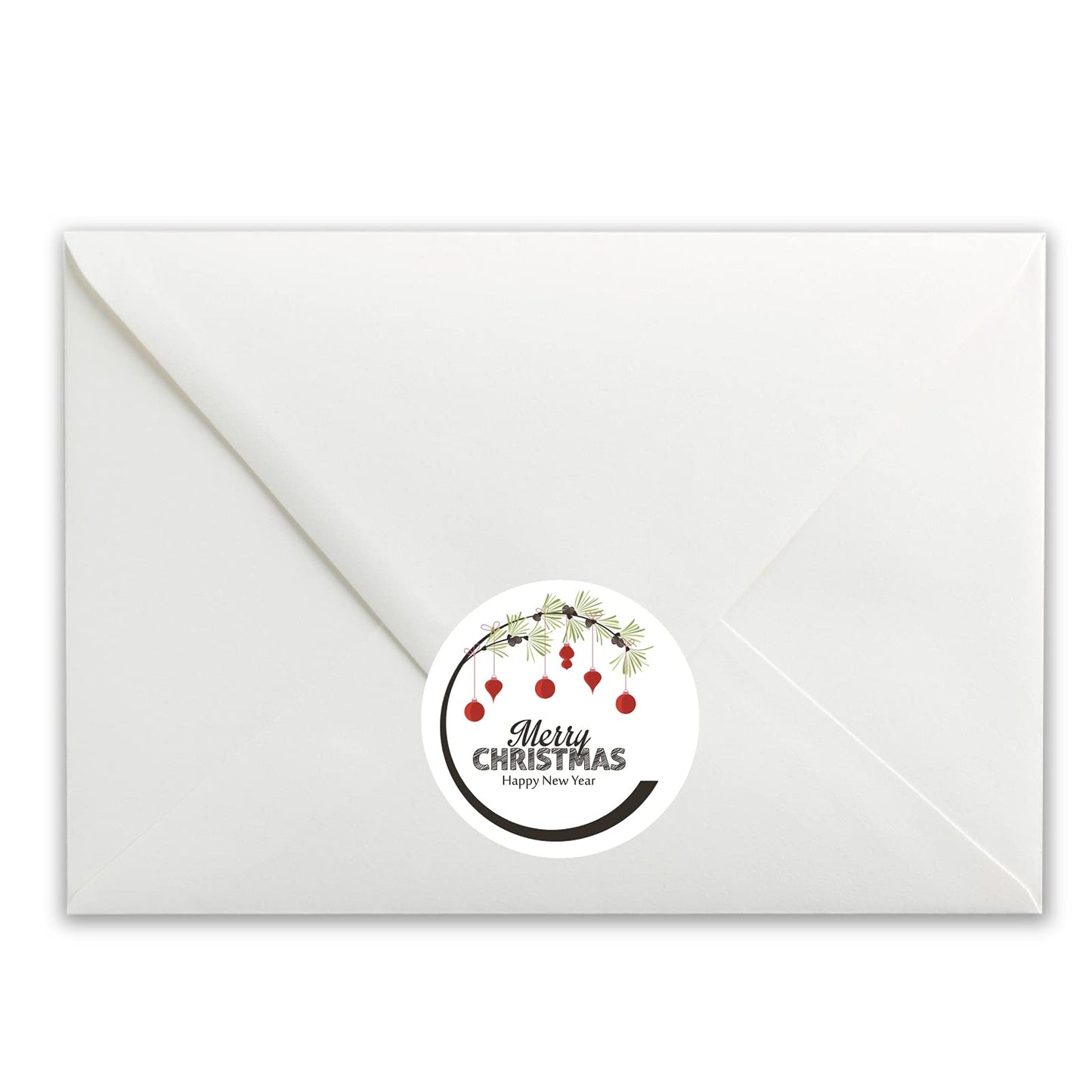 Merry Christmas paper stickers supplied on A5 sheets of 12 - view 4