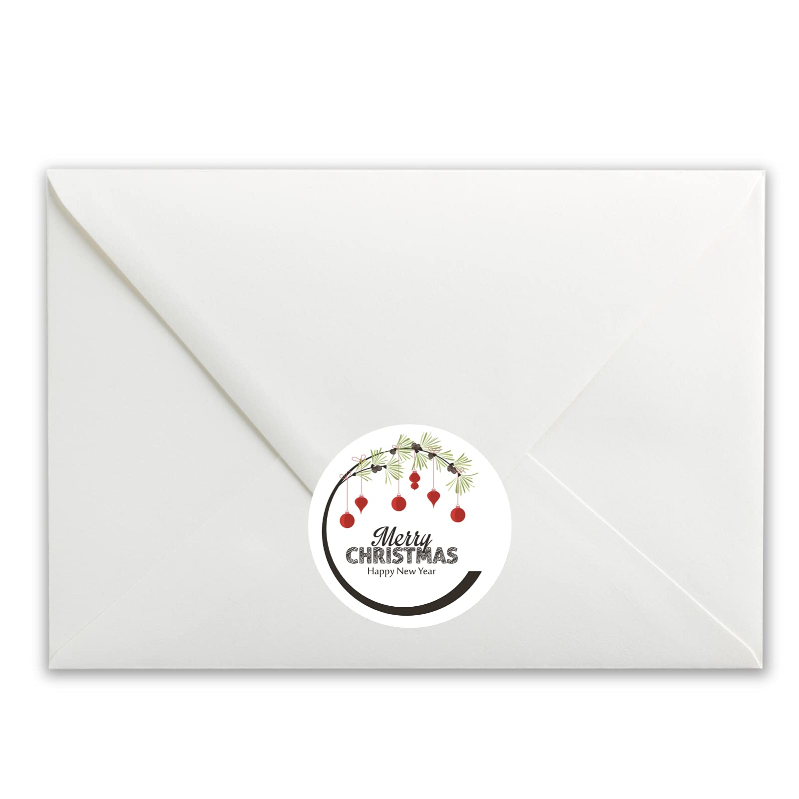 Merry Christmas paper stickers supplied on A5 sheets of 12 - view 4