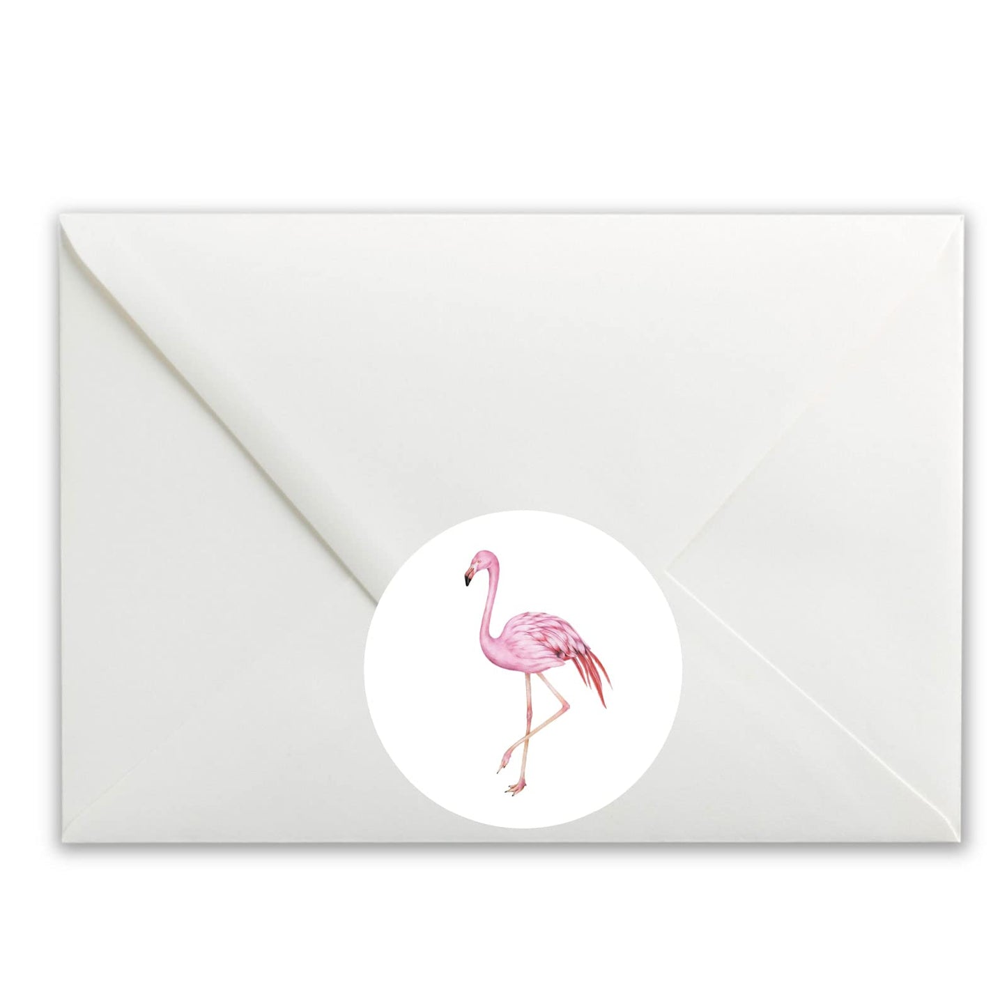 Pink Flamingo paper stickers supplied on A5 sheets of 12 - view 4