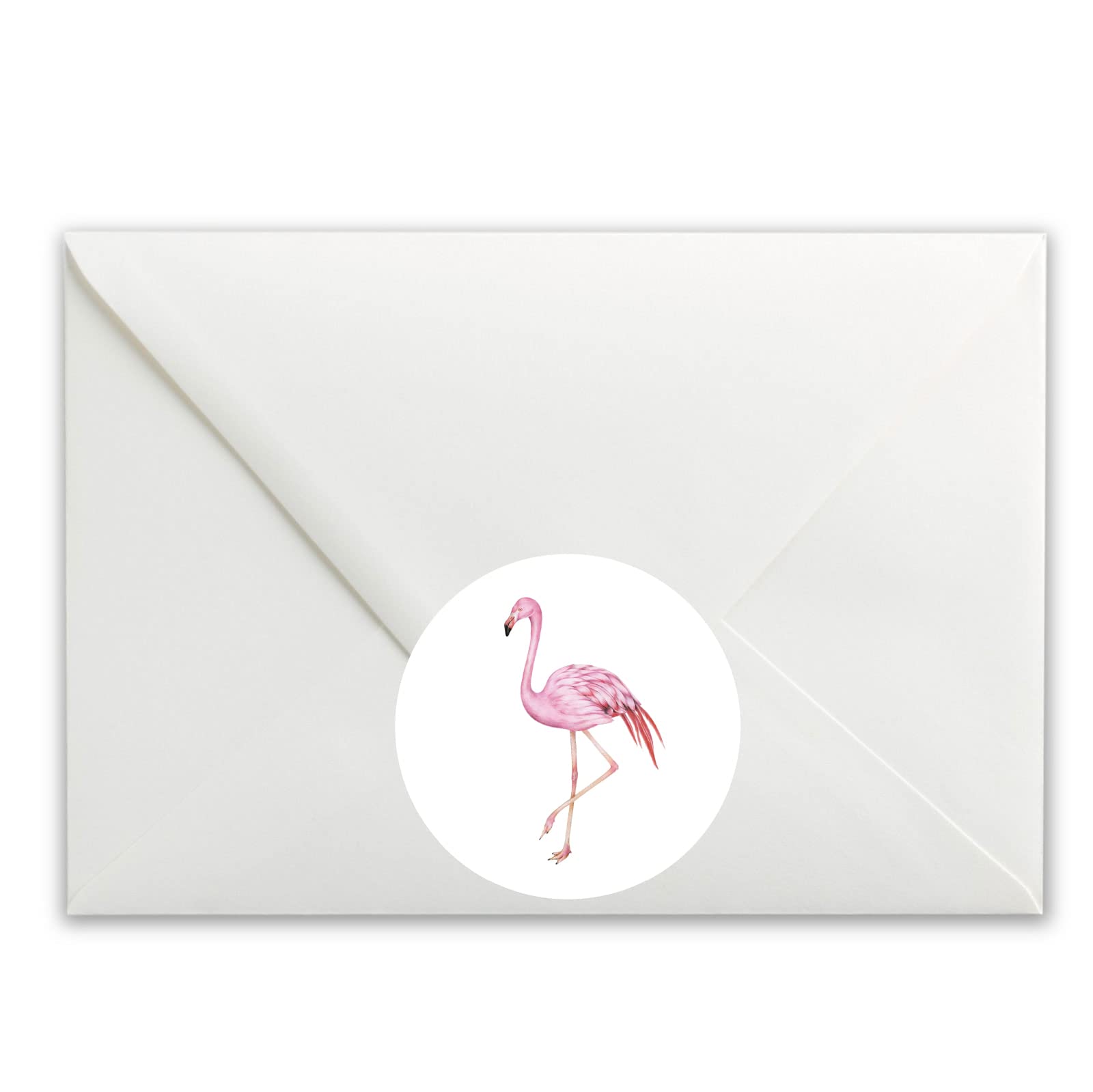 Pink Flamingo paper stickers supplied on A5 sheets of 12 - view 4