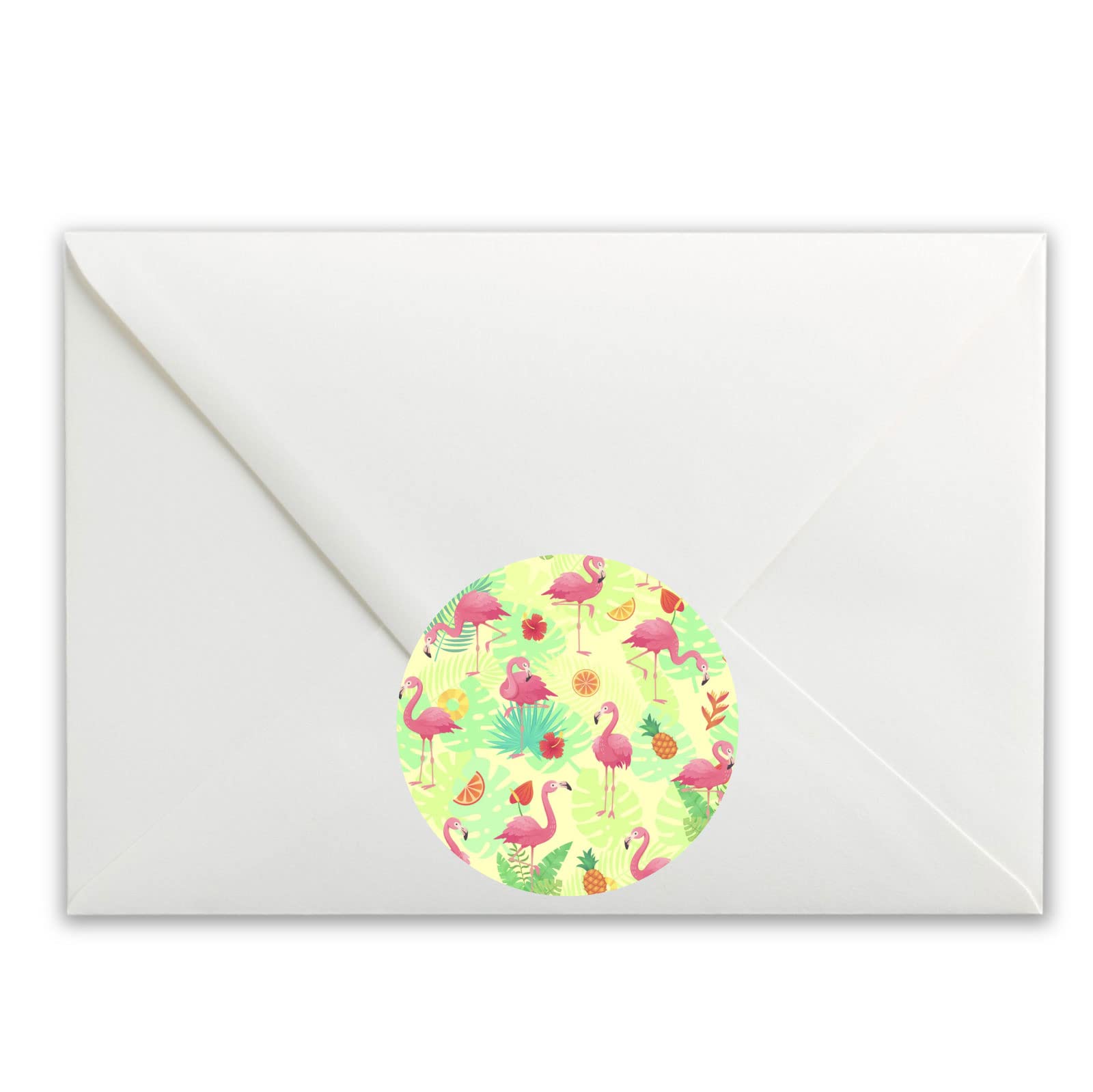 Multi Pink Flamingo paper stickers supplied on A5 sheets of 12 - view 4