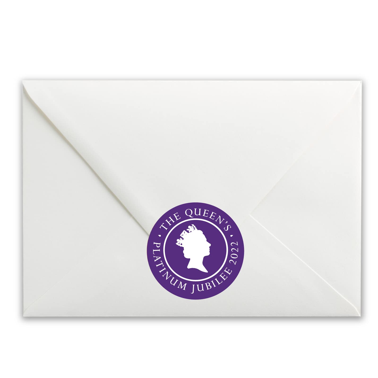 Platinum Jubilee Silhouette paper stickers supplied on A5 sheets of 12 - view 4