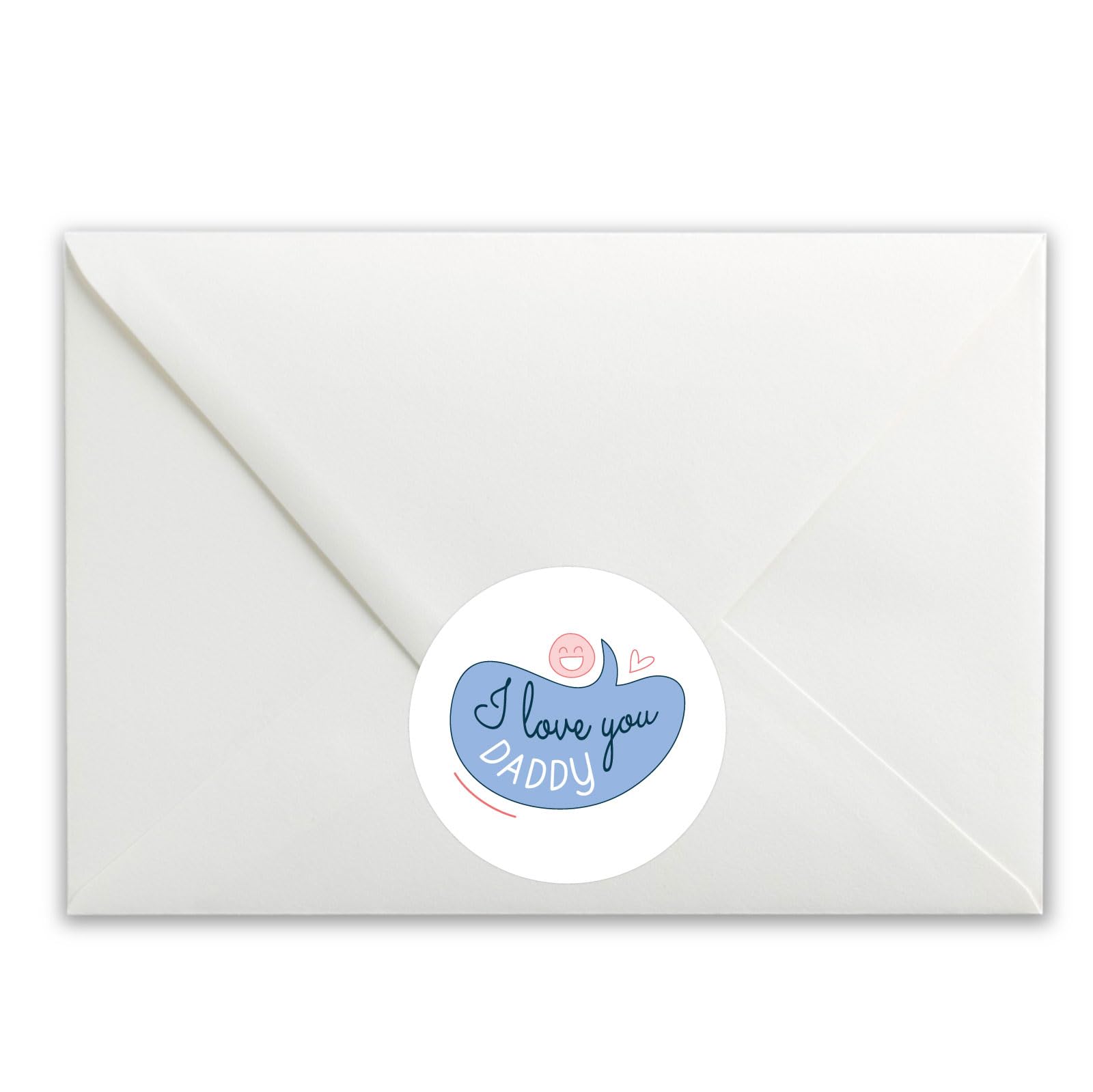 Love Dad paper stickers supplied on A5 sheets of 12 - view 4