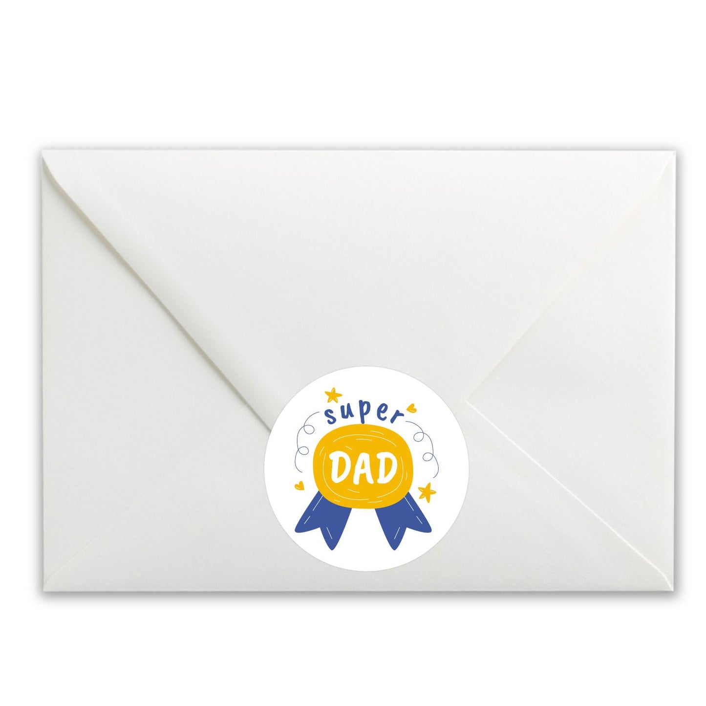 Super Dad paper stickers supplied on A5 sheets of 12 - view 3