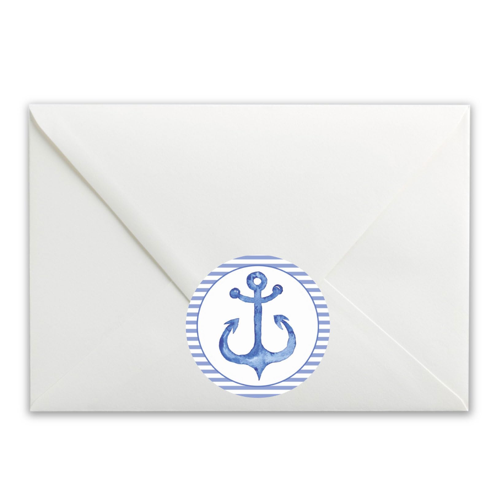 Nautical Blue Anchor paper stickers supplied on A5 sheets of 12 - view 4