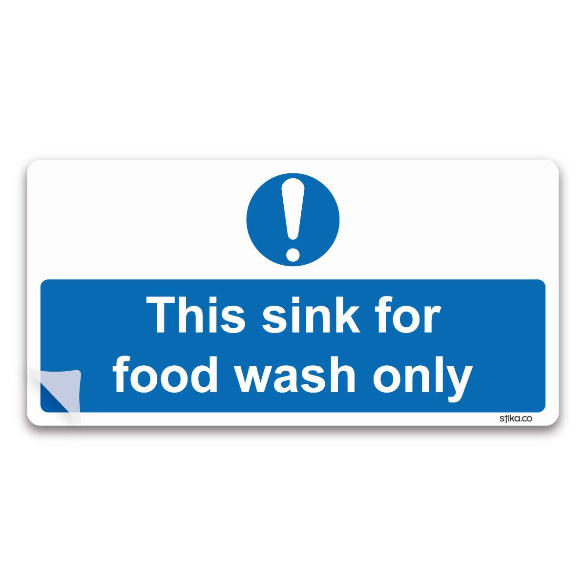 This Sink for Food Wash Only sticker product image 2