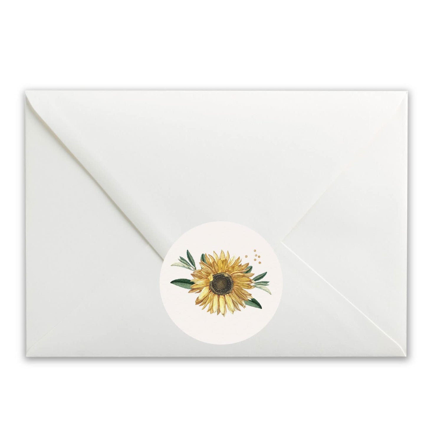 Sunflower Green Leaf paper stickers supplied on A5 sheets of 12 - view 4
