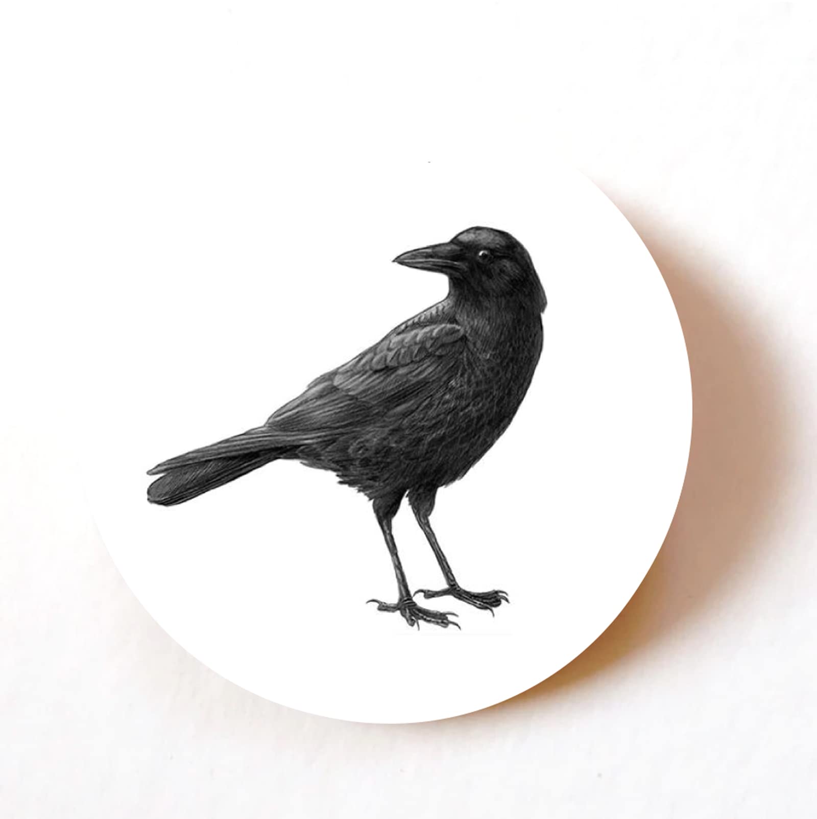 Raven Design 40mm round self-adhesive paper labels