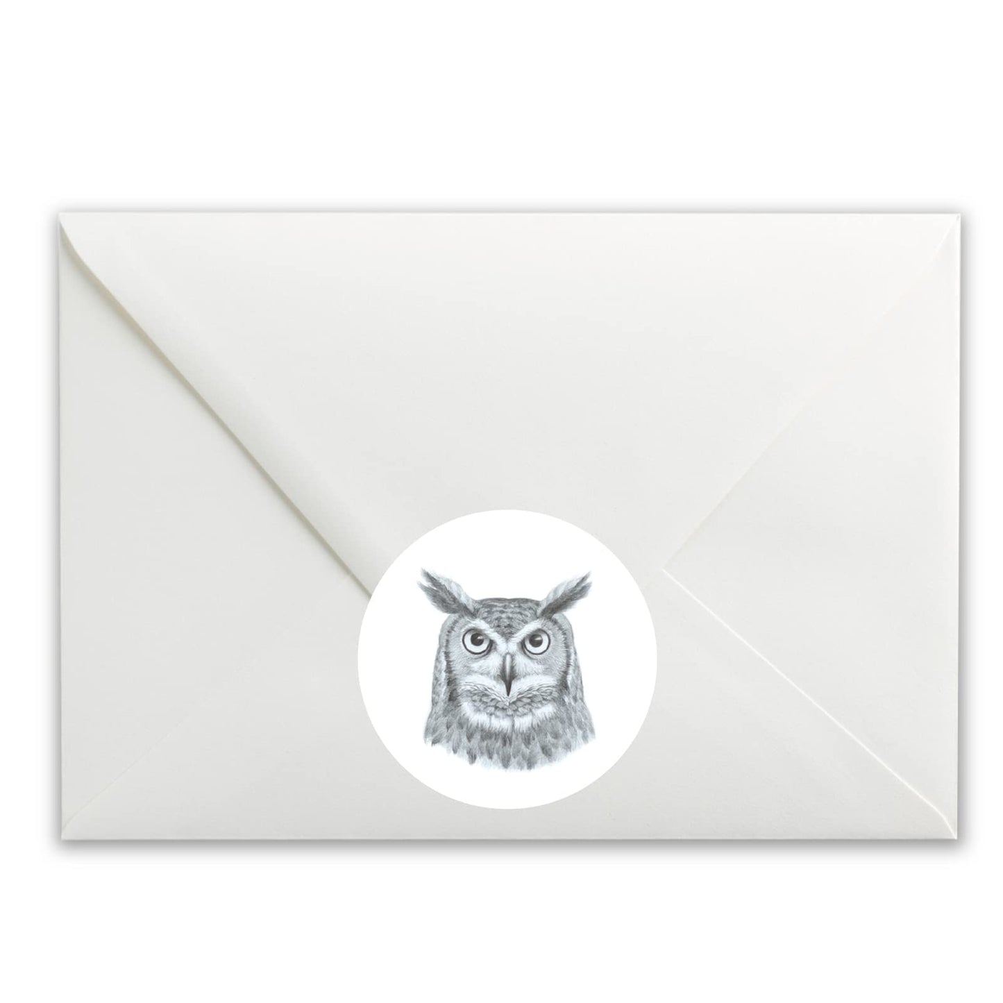 Sketched Owl paper stickers supplied on A5 sheets of 12 - view 4