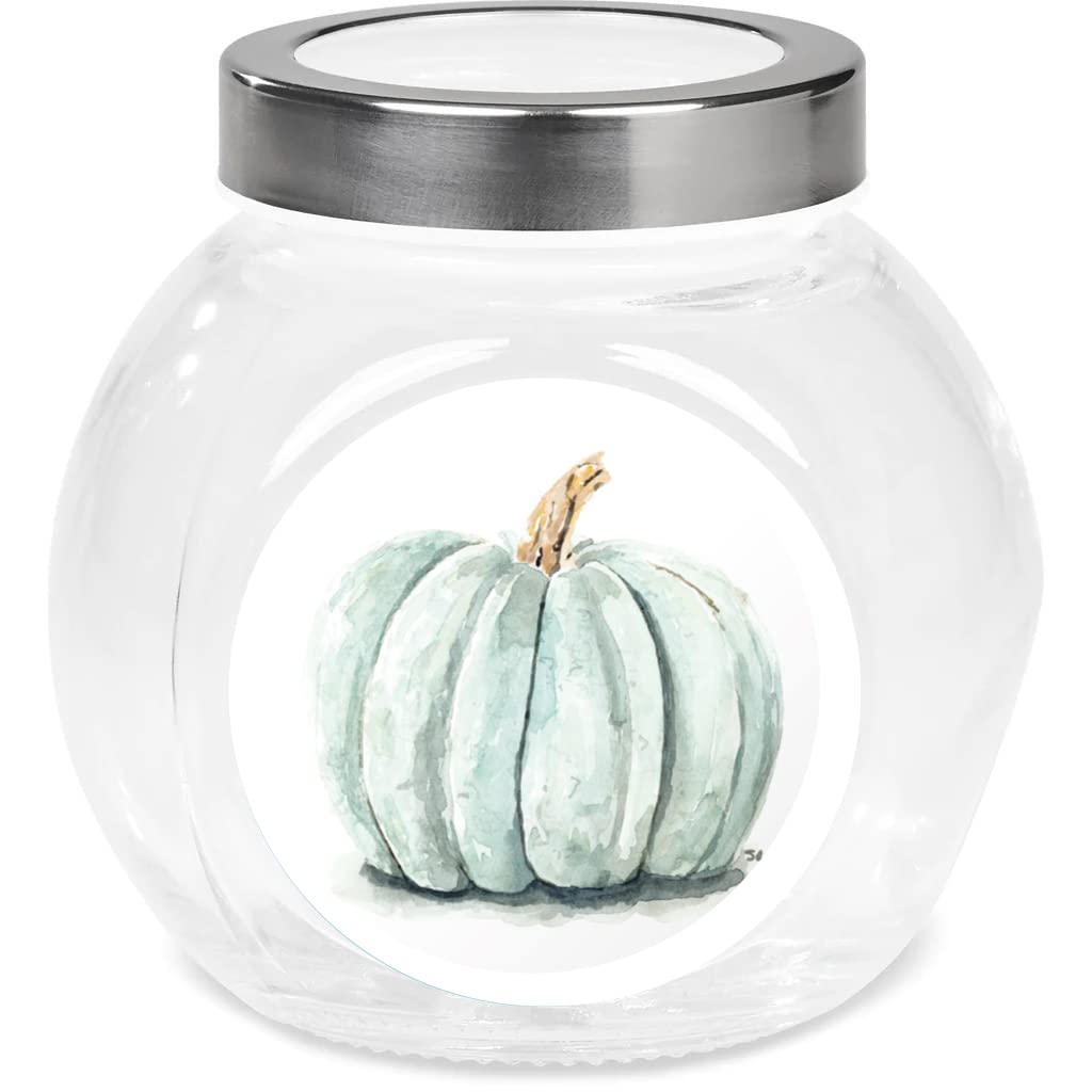 Blue Pumpkin Gourd paper stickers supplied on A5 sheets of 12 - view 5