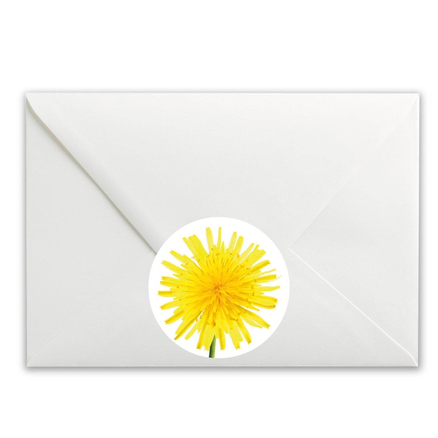 Yellow Dandelion paper stickers supplied on A5 sheets of 12 - view 4