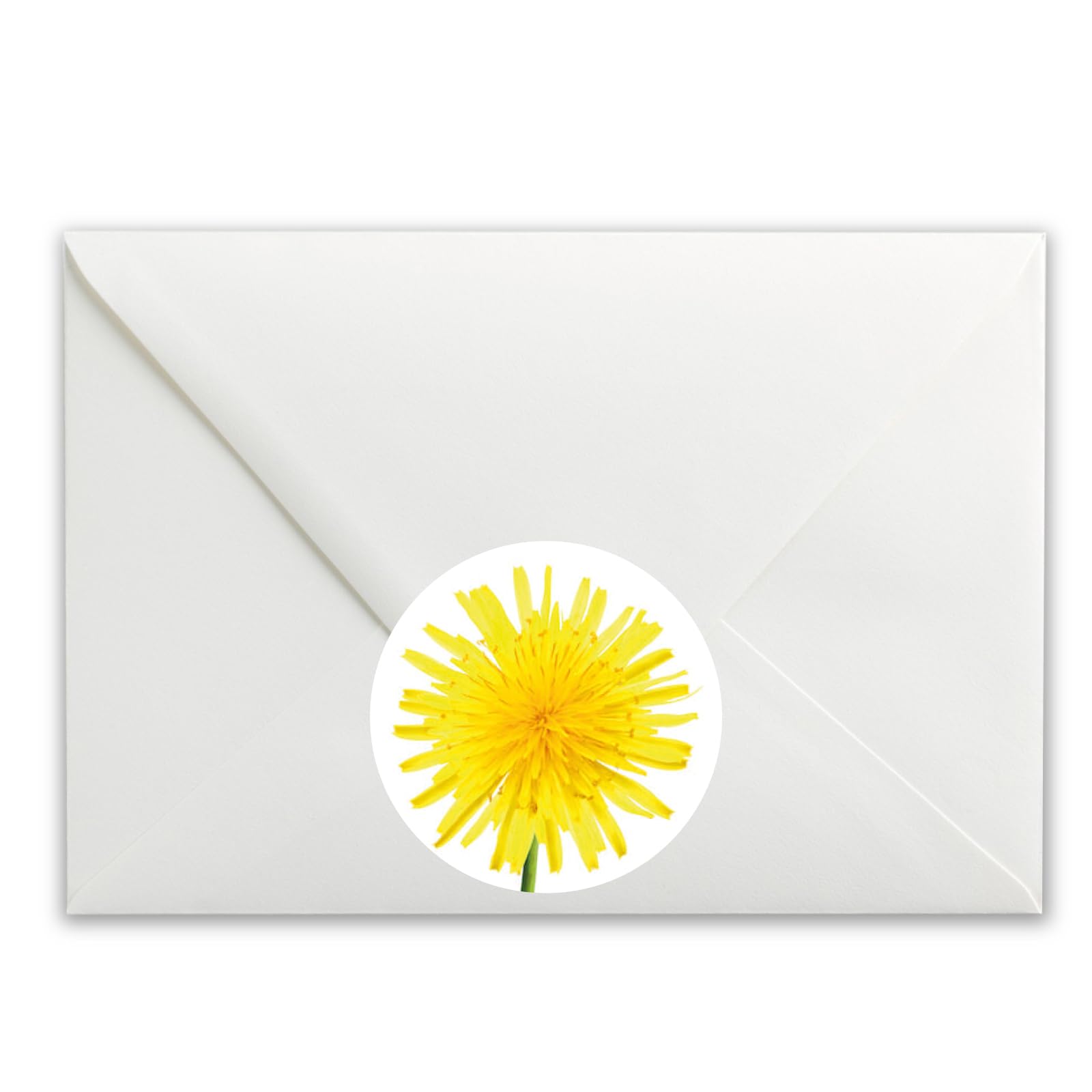 Yellow Dandelion paper stickers supplied on A5 sheets of 12 - view 4