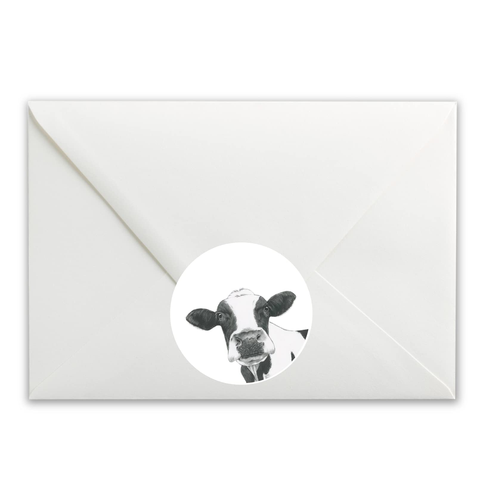 Sketched Cow paper stickers supplied on A5 sheets of 12 - view 3