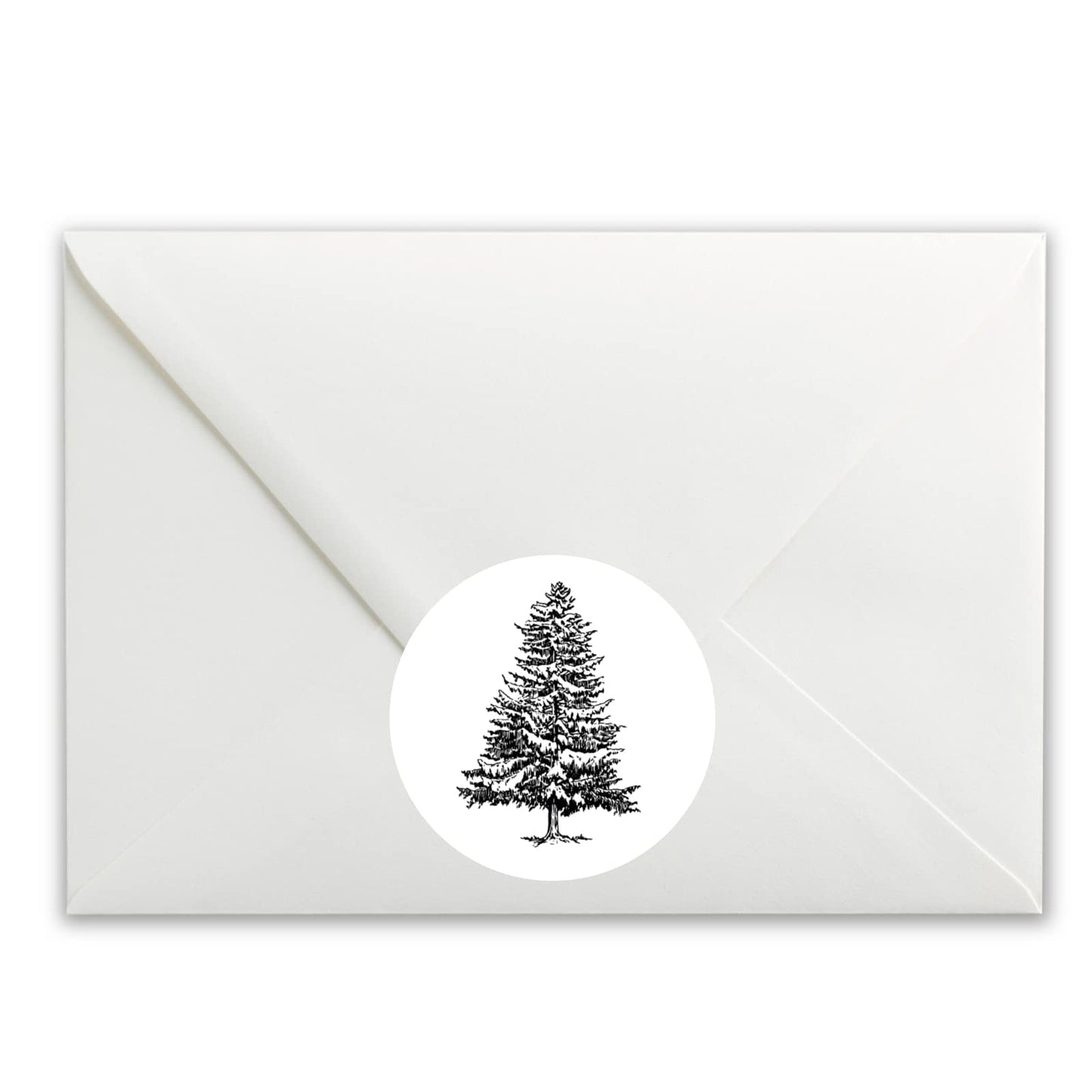 Sketched Pine Tree paper stickers supplied on A5 sheets of 12 - view 3