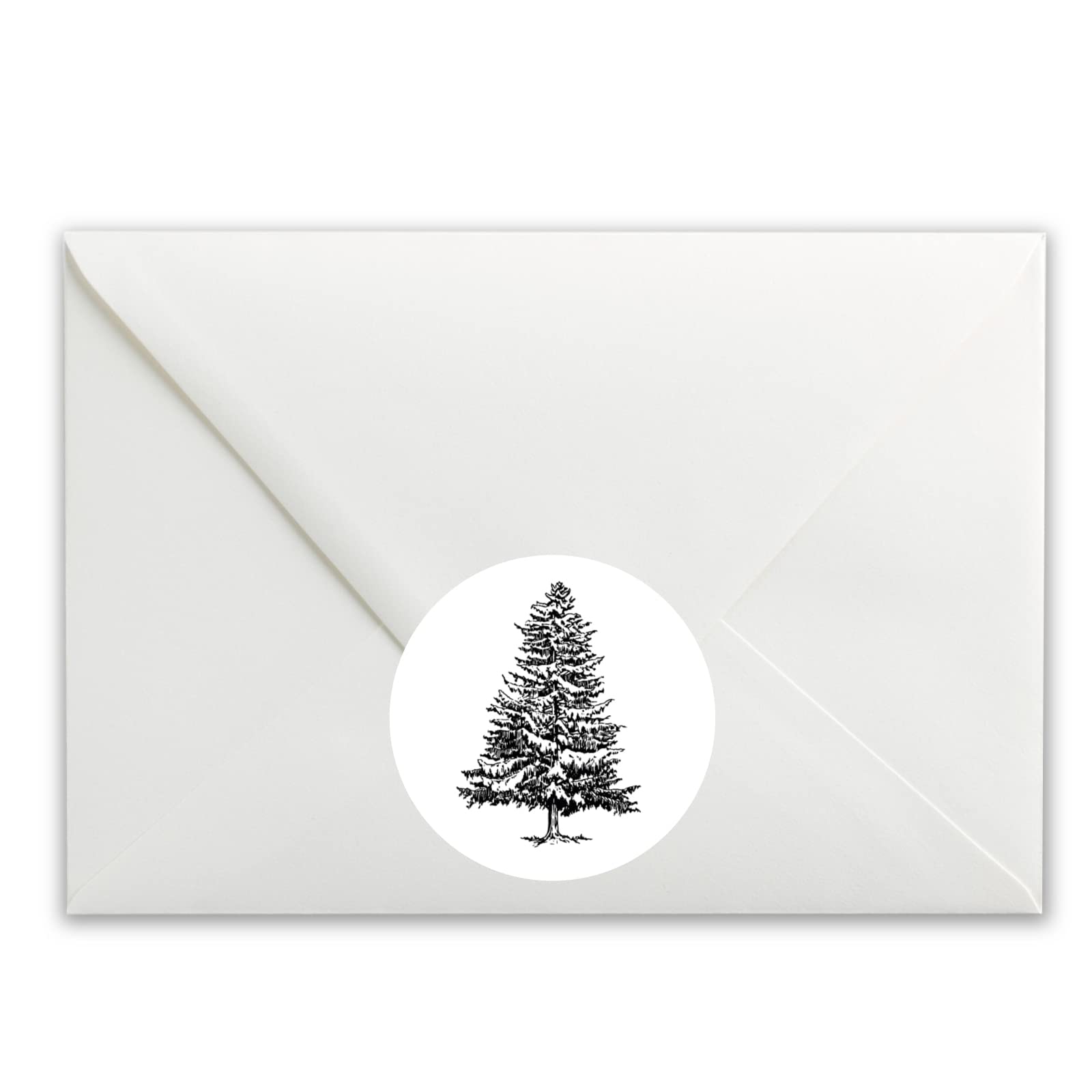 Sketched Pine Tree paper stickers supplied on A5 sheets of 12 - view 3