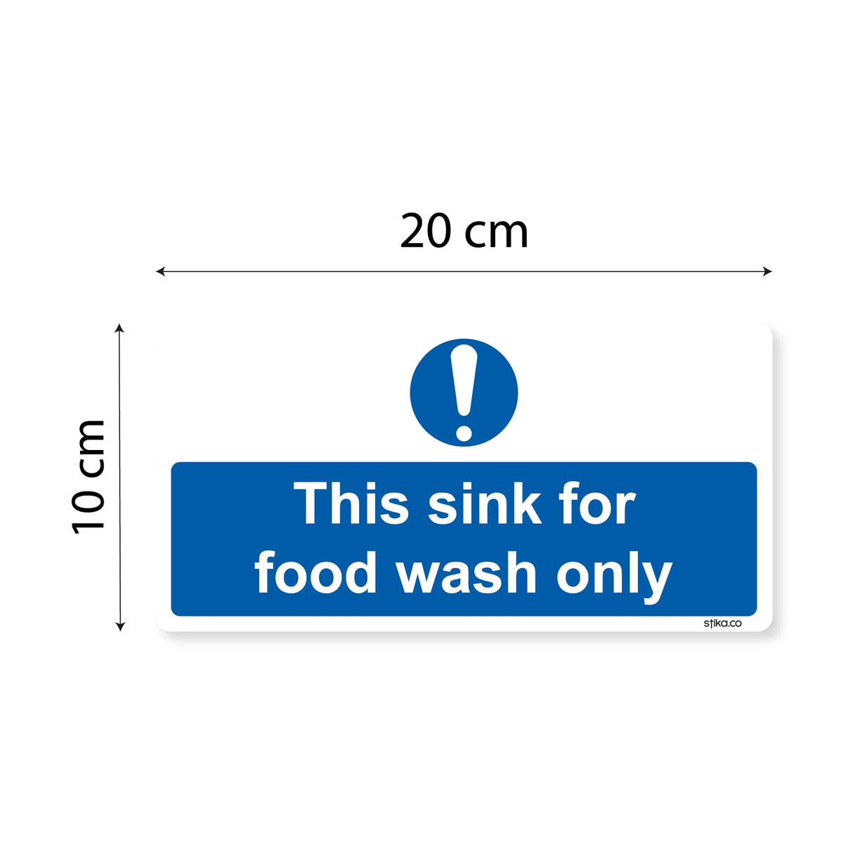 This Sink for Food Wash Only sticker product image 3