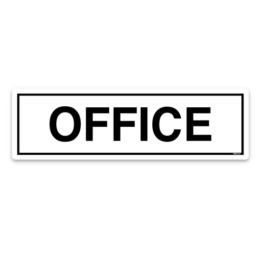 Office door sticker, 200 x 60mm, pack of 2