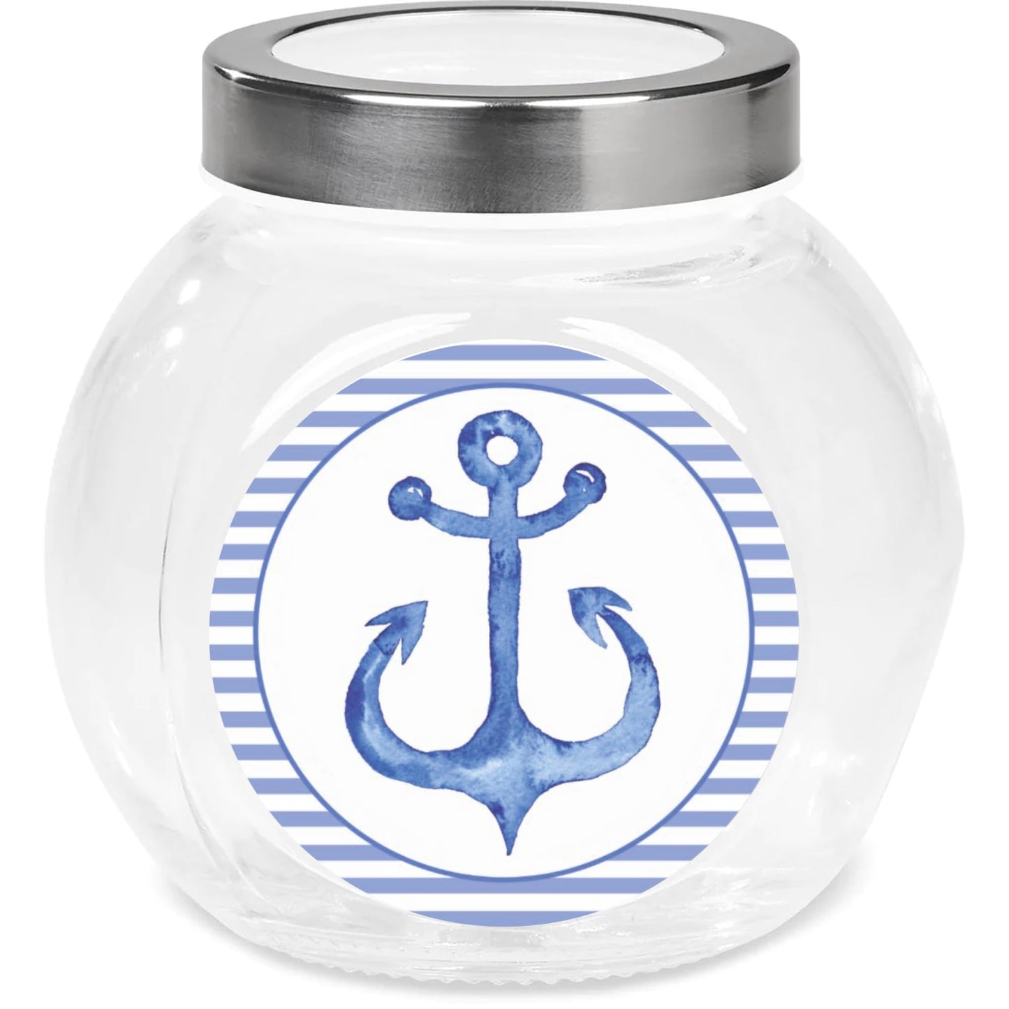 Nautical Blue Anchor paper stickers supplied on A5 sheets of 12 - view 5