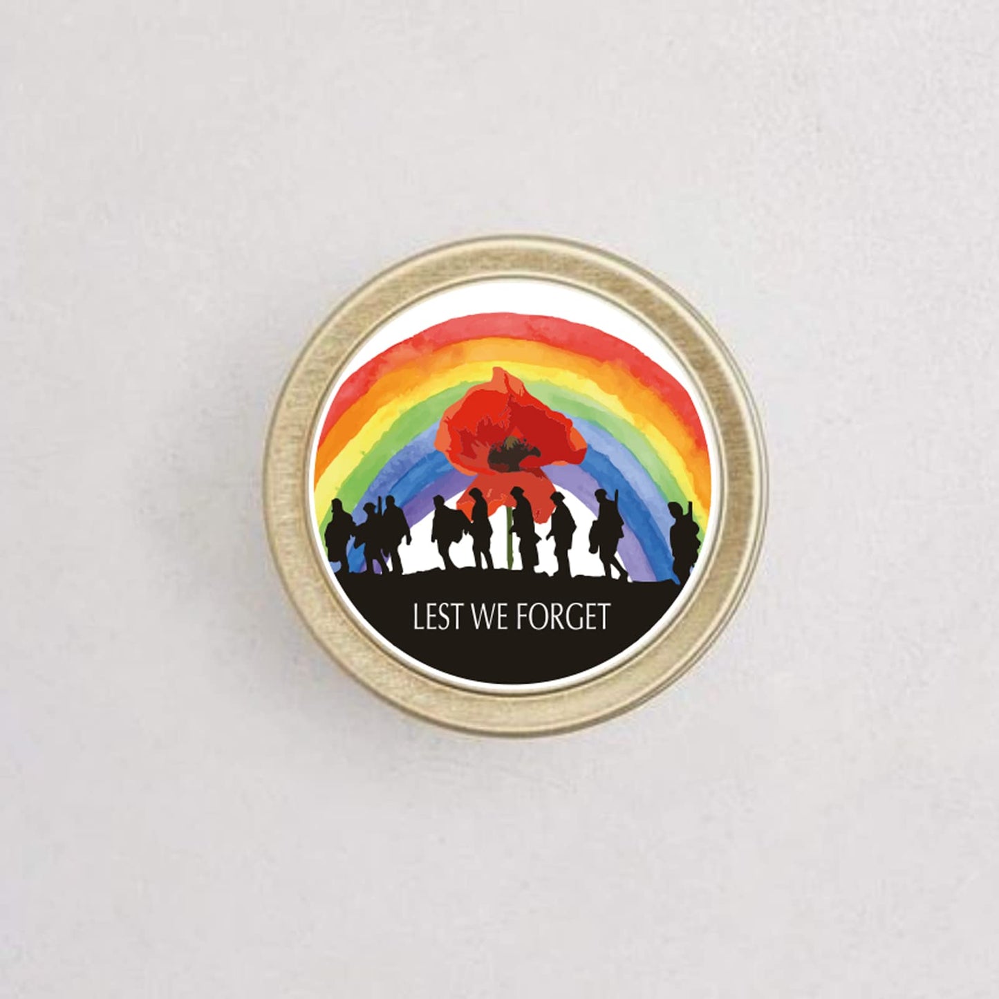 Lest We Forget Rainbow Soldiers paper stickers supplied on A5 sheets of 12 - view 7