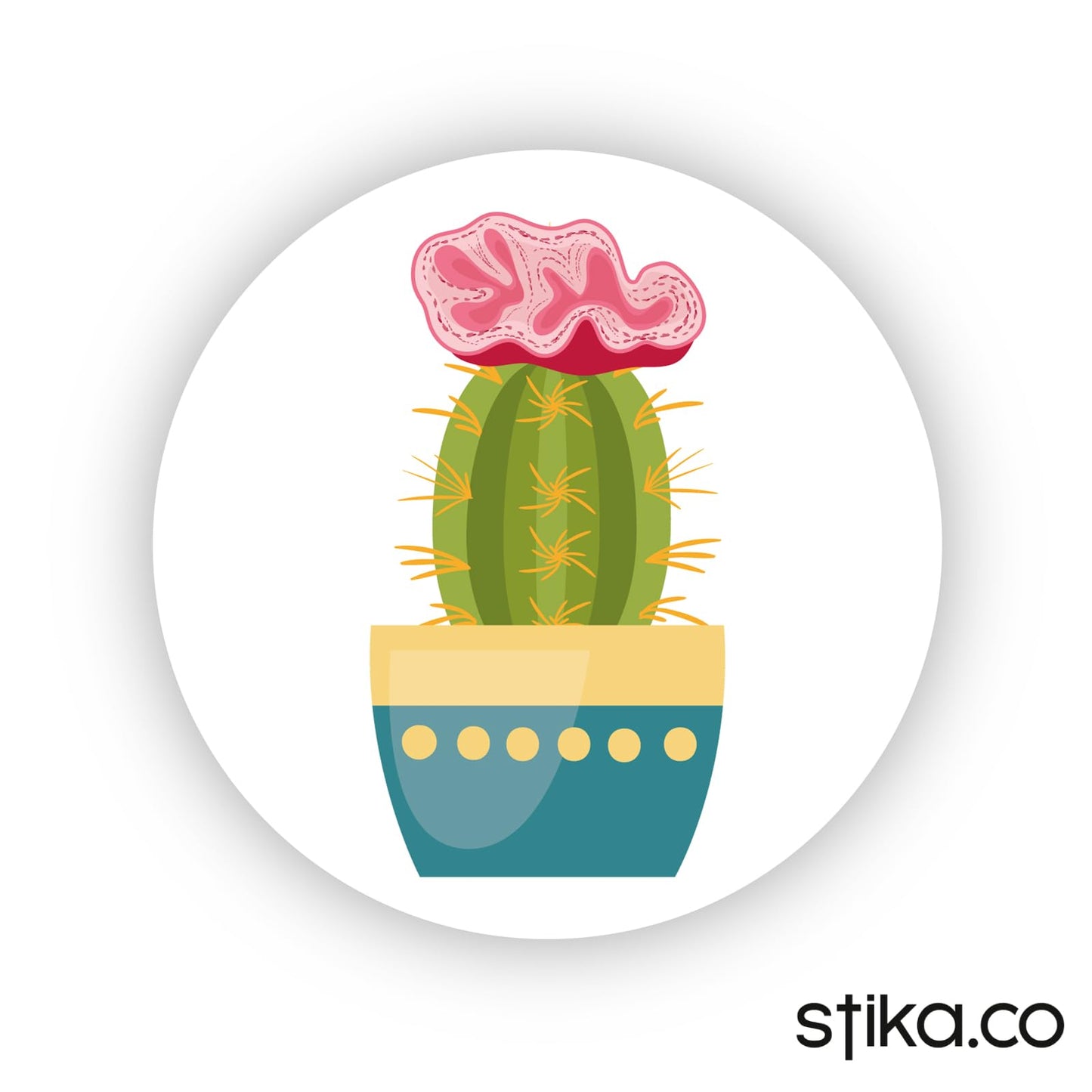Cactus paper stickers supplied on A5 sheets of 12 - view 2
