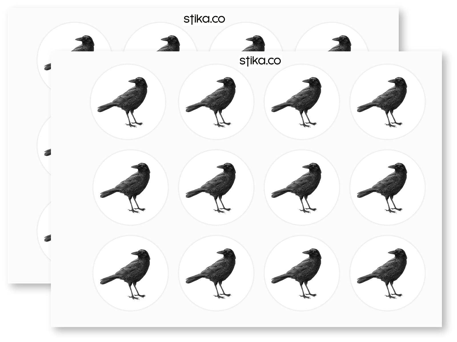 Raven Design paper stickers supplied on A5 sheets of 12 - view 3