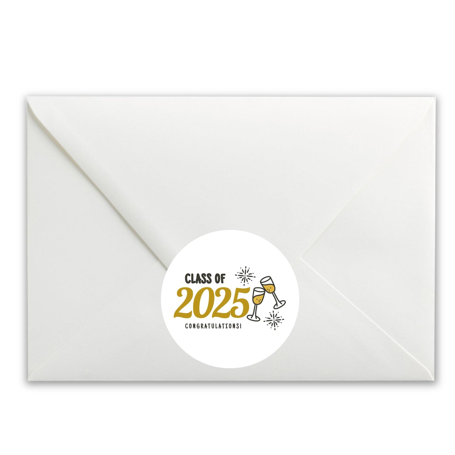 Graduation 2025 Congratulations Class 2025 paper stickers supplied on A5 sheets of 12 - view 4