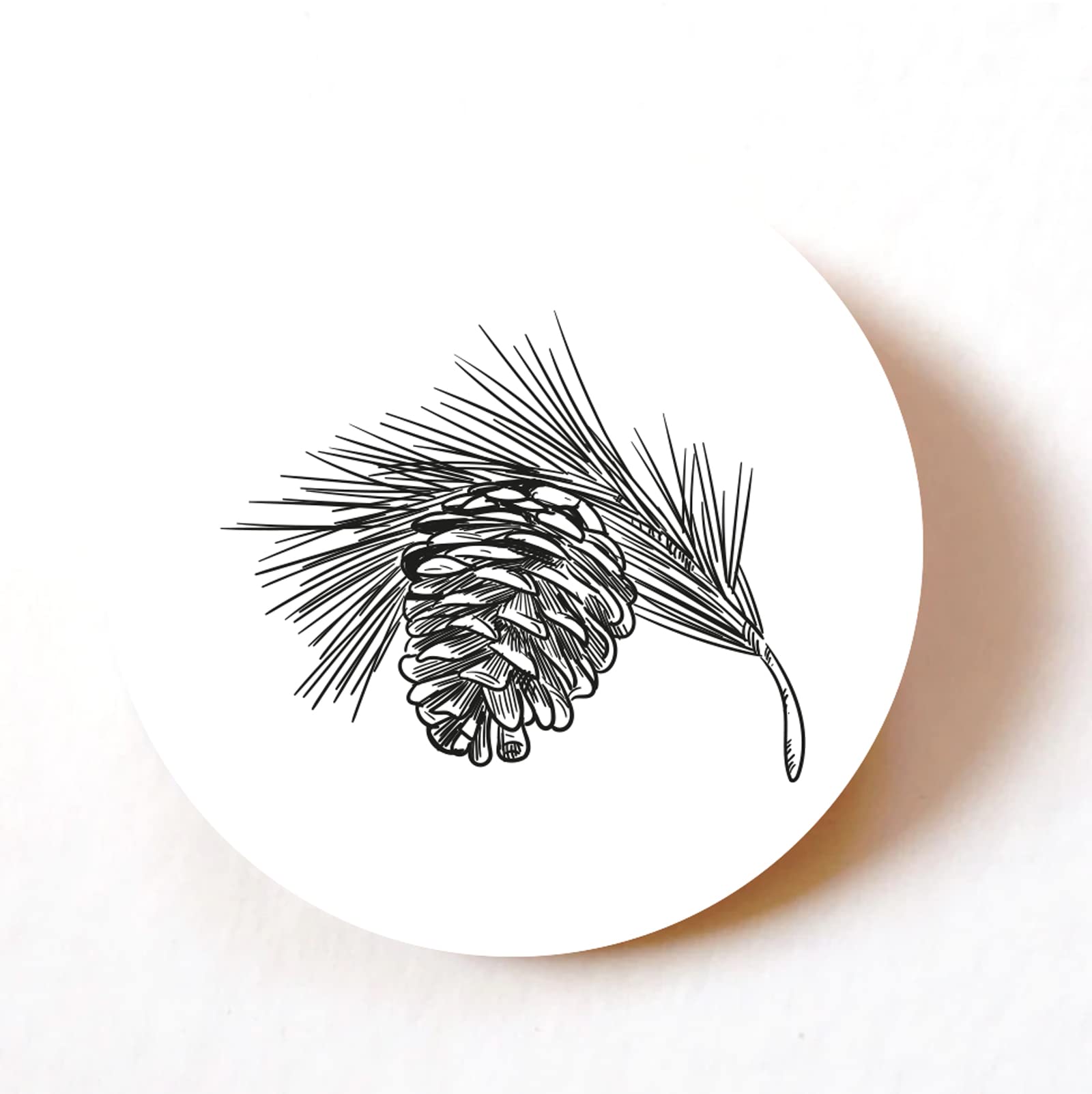 Pine Branches paper stickers supplied on A5 sheets of 12 - view 3