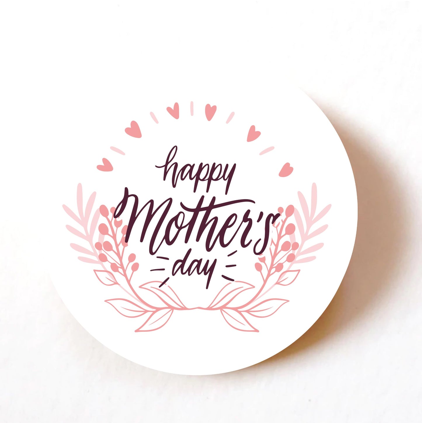 Mother's Day Best Mom paper stickers supplied on A5 sheets of 12 - view 2