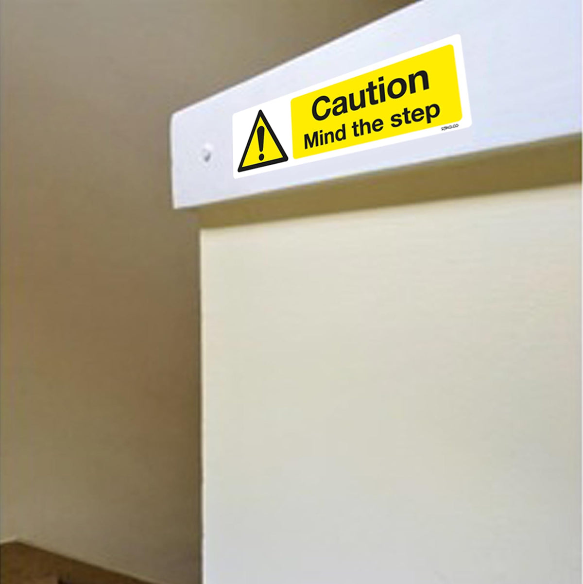 Caution Mind the Step stickers