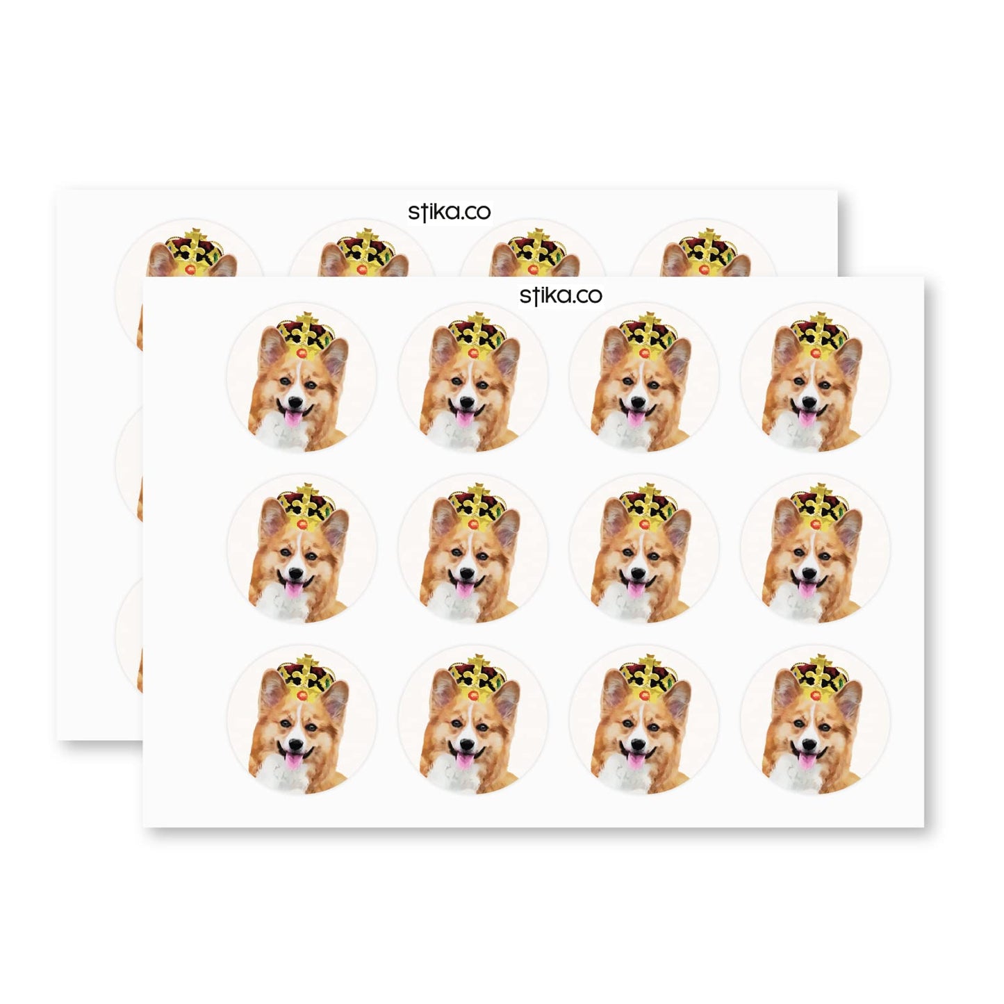 Corgi paper stickers supplied on A5 sheets of 12 - view 3