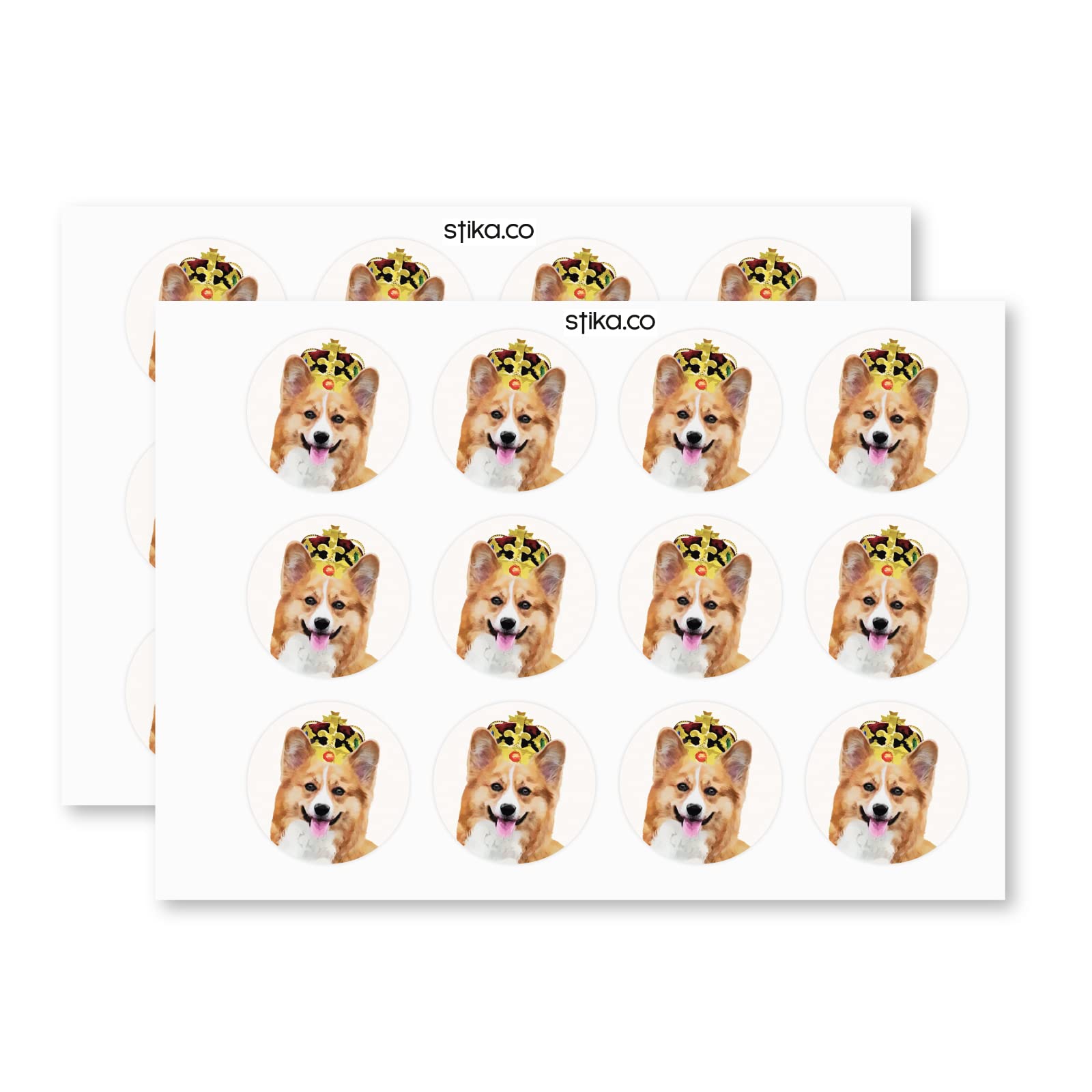 Corgi paper stickers supplied on A5 sheets of 12 - view 3