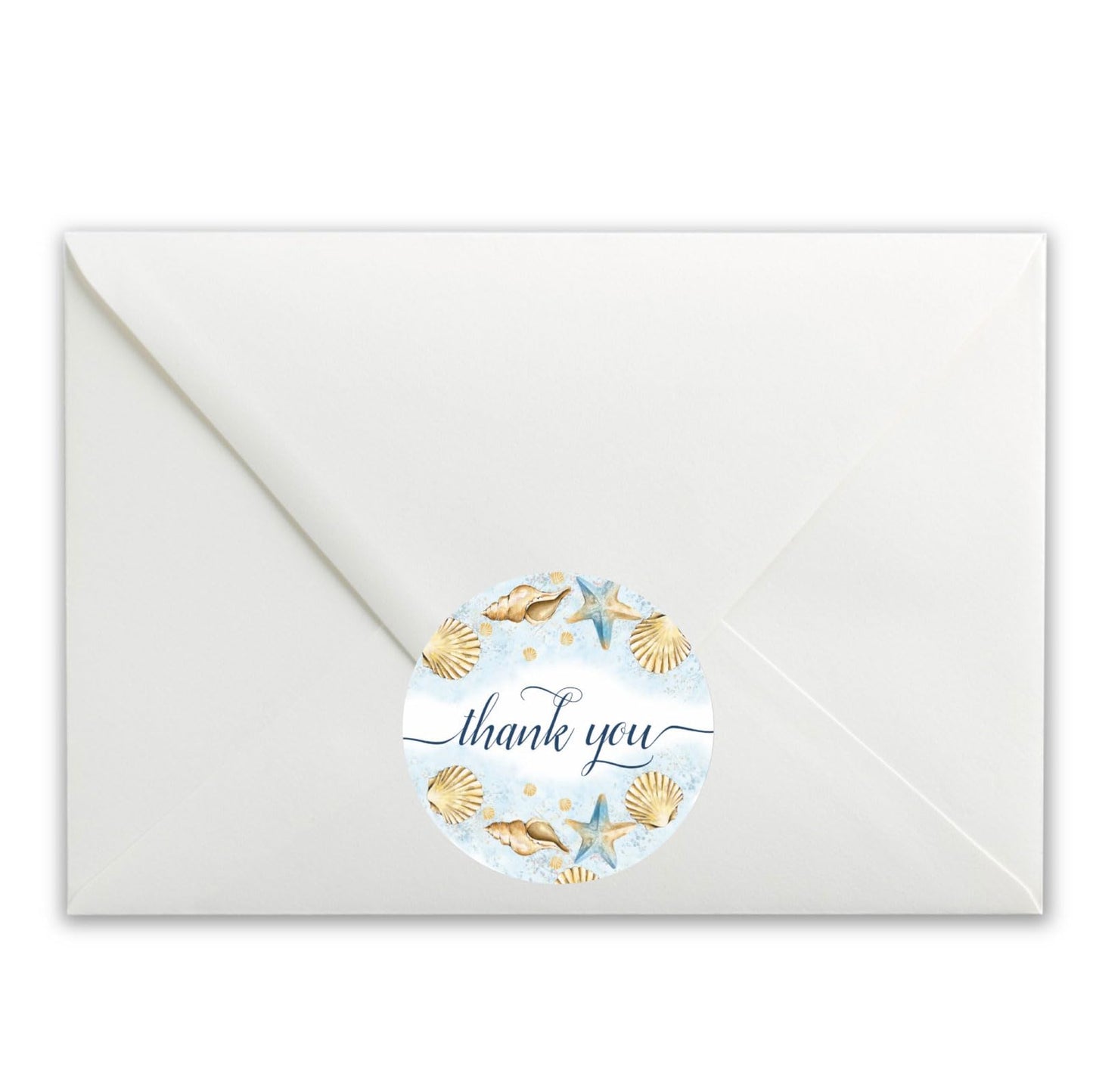 Nautical Thank You paper stickers supplied on A5 sheets of 12 - view 4