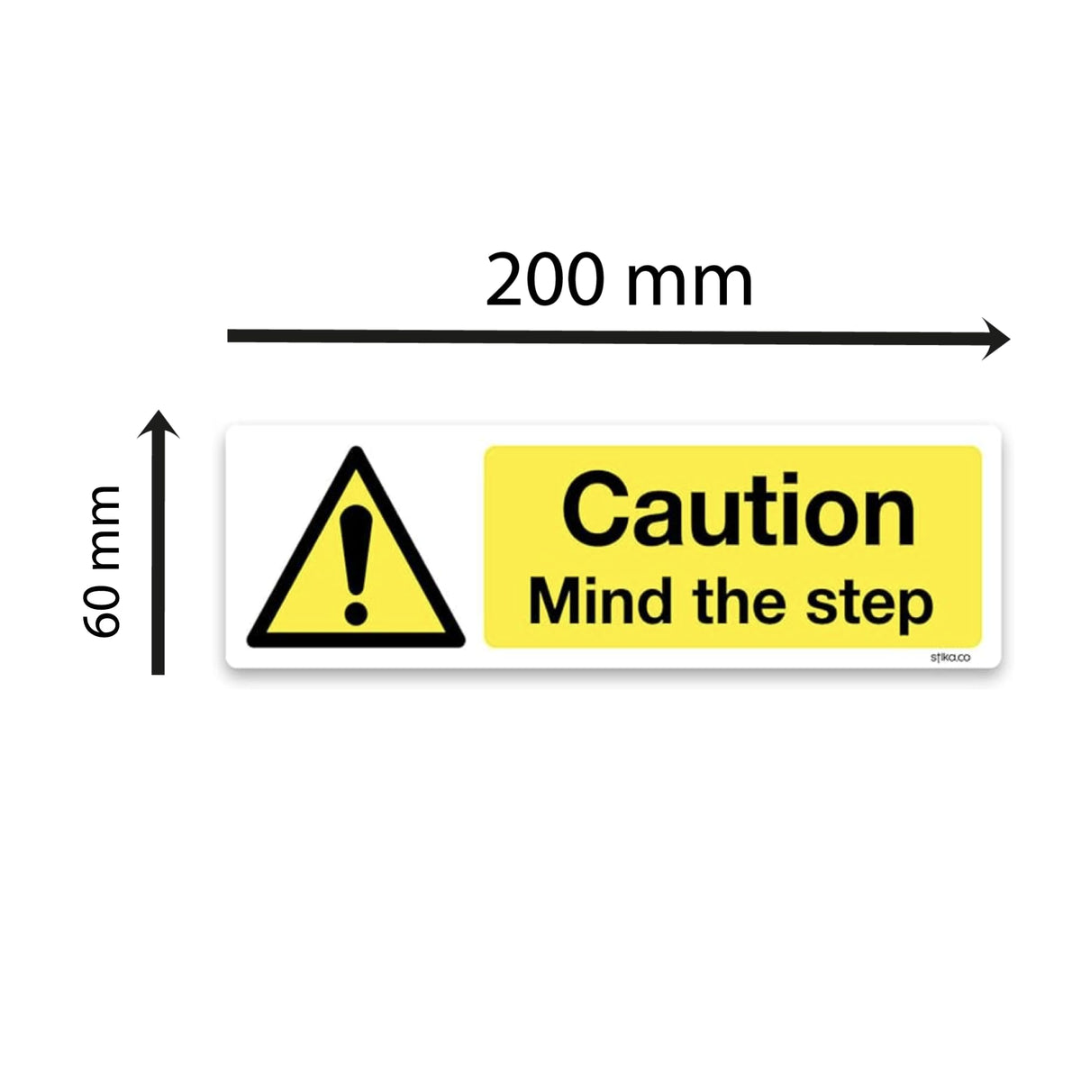 Caution Mind the Step stickers