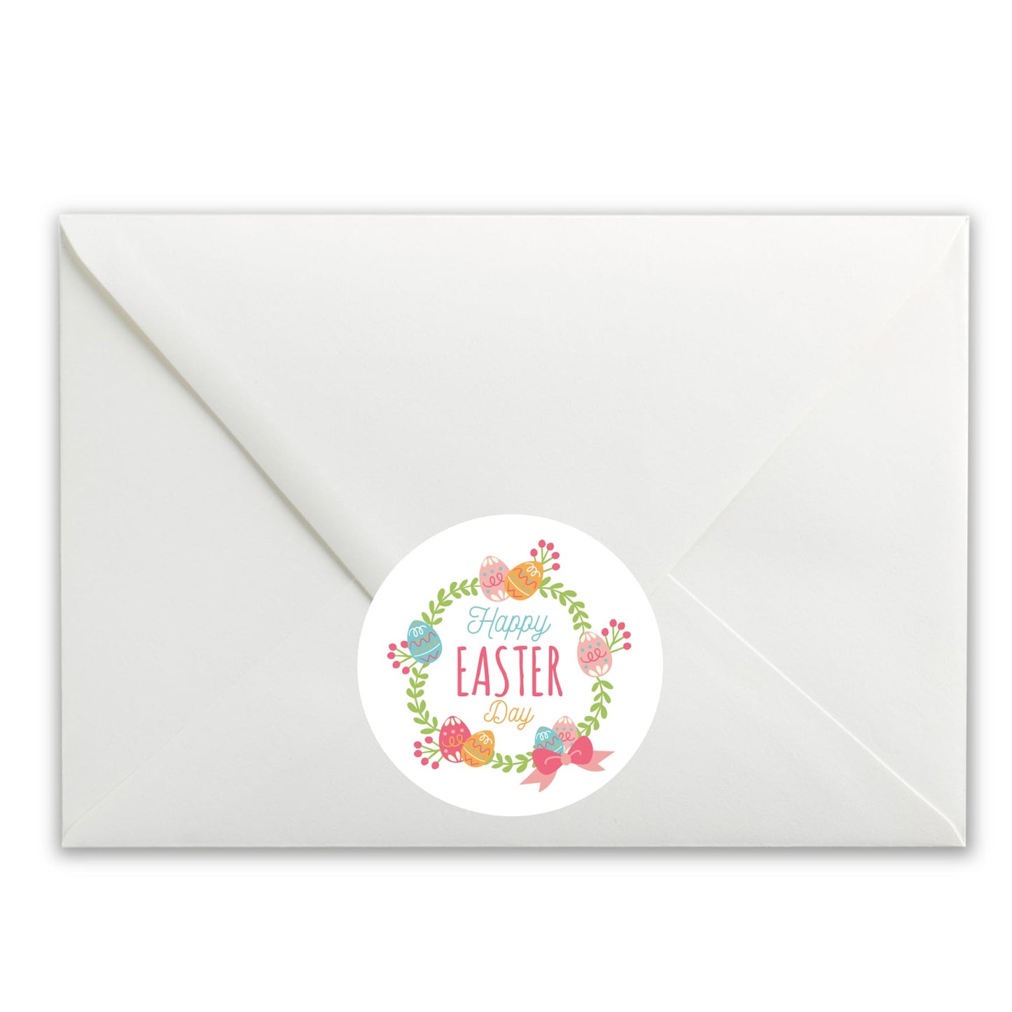 Happy Easter paper stickers supplied on A5 sheets of 12 - view 3
