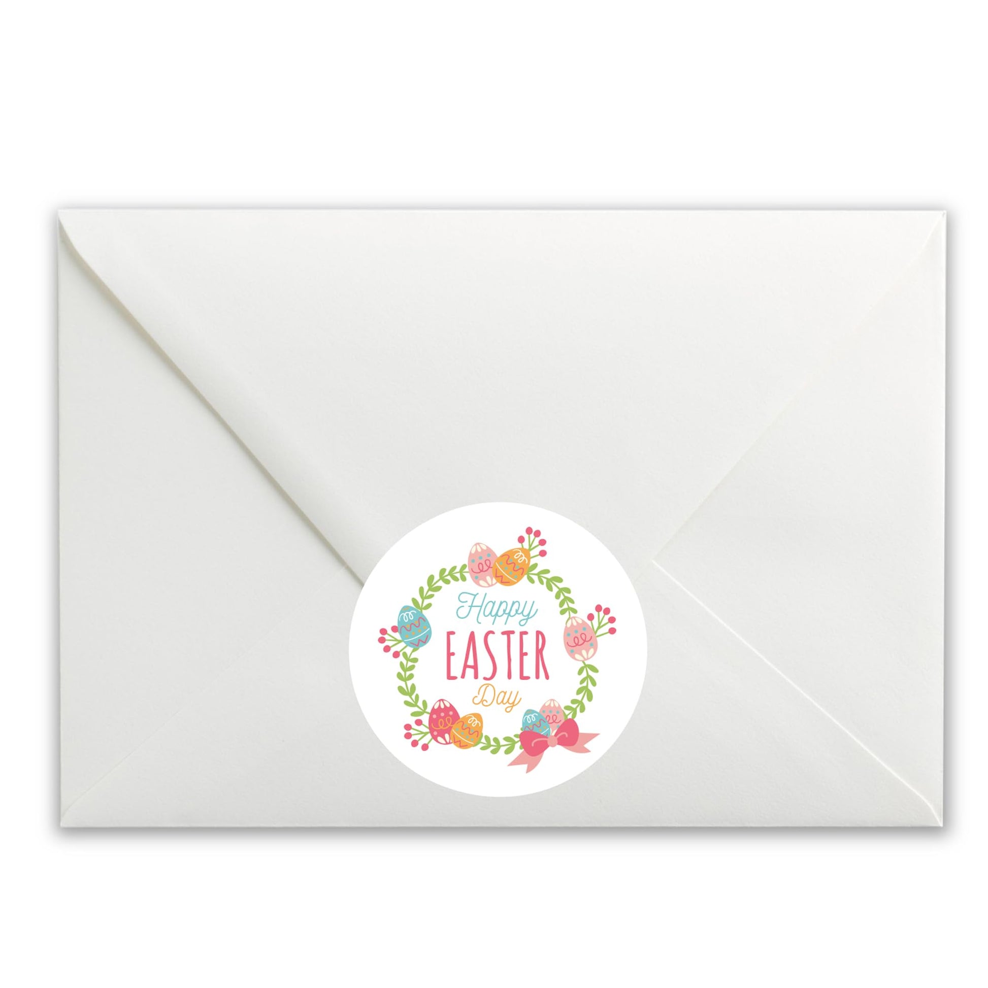 Happy Easter paper stickers supplied on A5 sheets of 12 - view 3