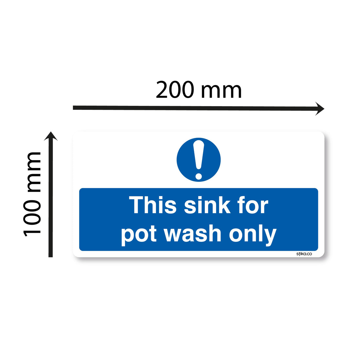 This Sink for Pot Wash Only sticker product image 2