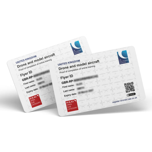 Personalised UK CAA Flyer ID plastic card