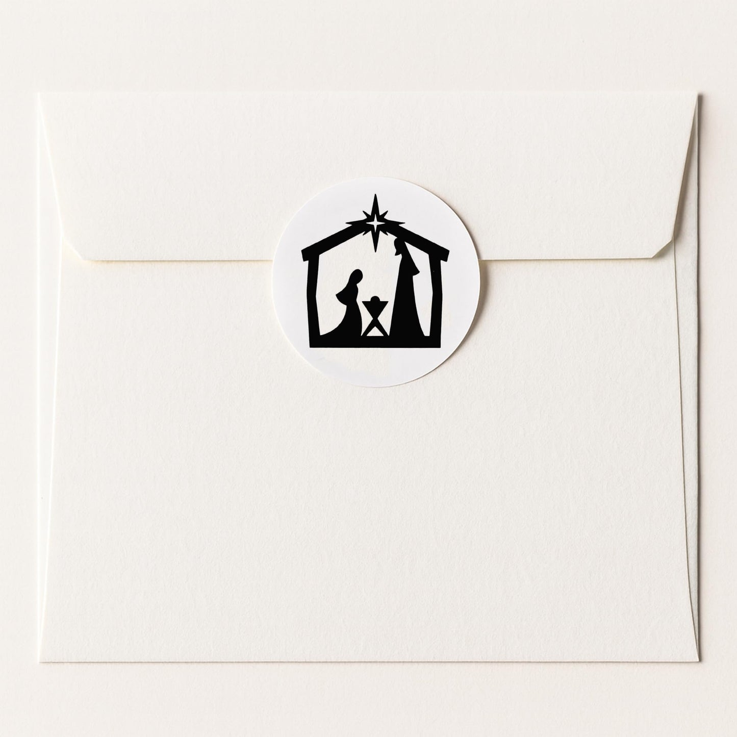 Christmas Nativity paper stickers supplied on A5 sheets of 12 - view 5