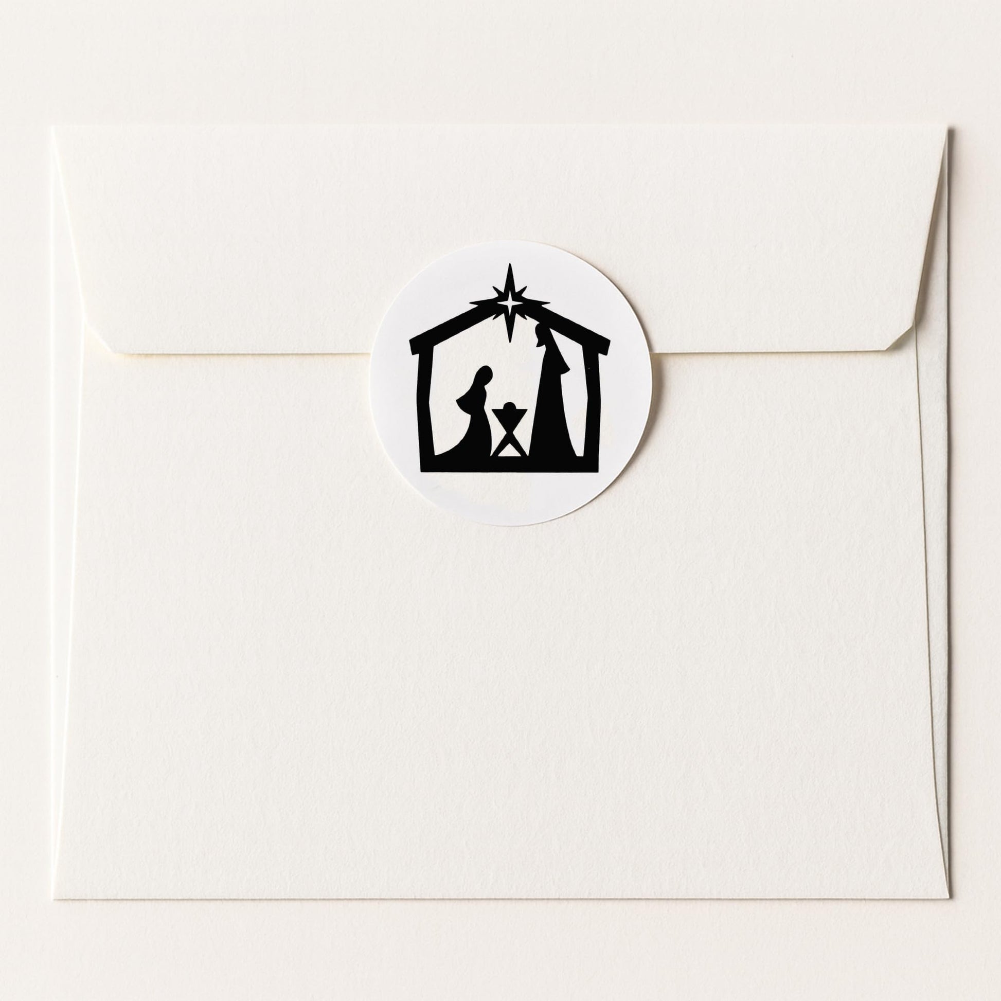Christmas Nativity paper stickers supplied on A5 sheets of 12 - view 5