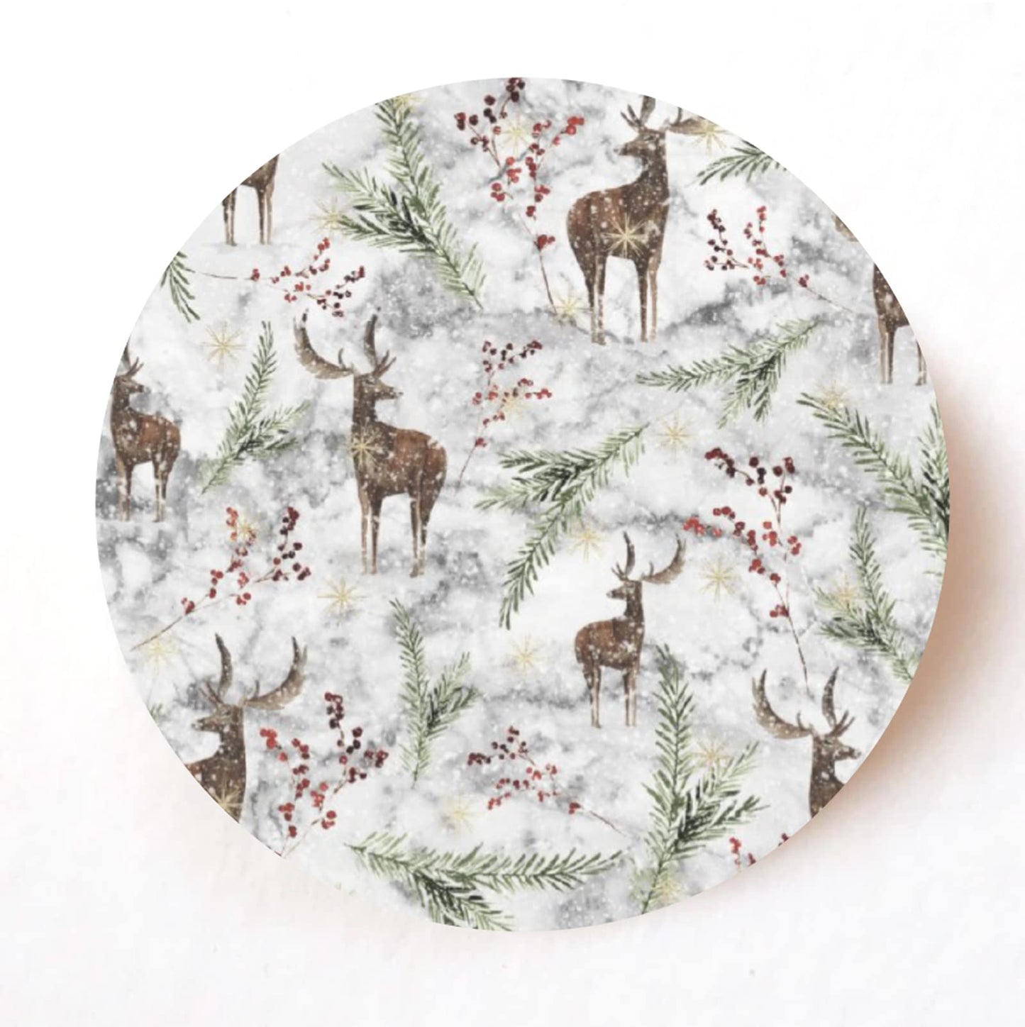 Christmas Deer paper stickers supplied on A5 sheets of 12 - view 4