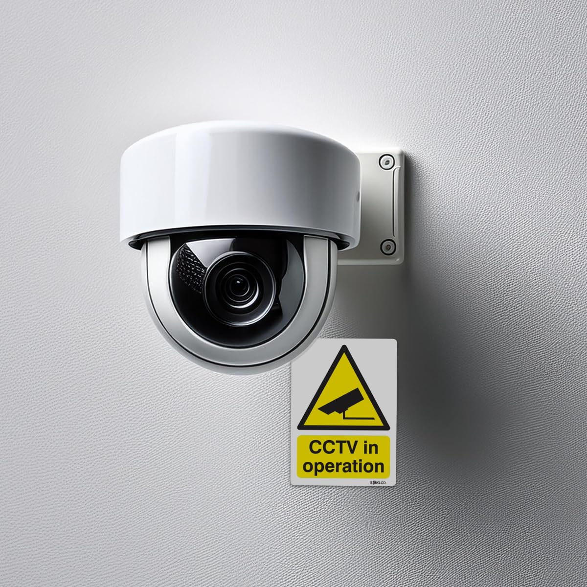 CCTV in Operation Stickers – 50 × 70 mm, Pack of 4 - product detail 10