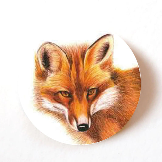 Fox Design 40mm round self-adhesive paper labels