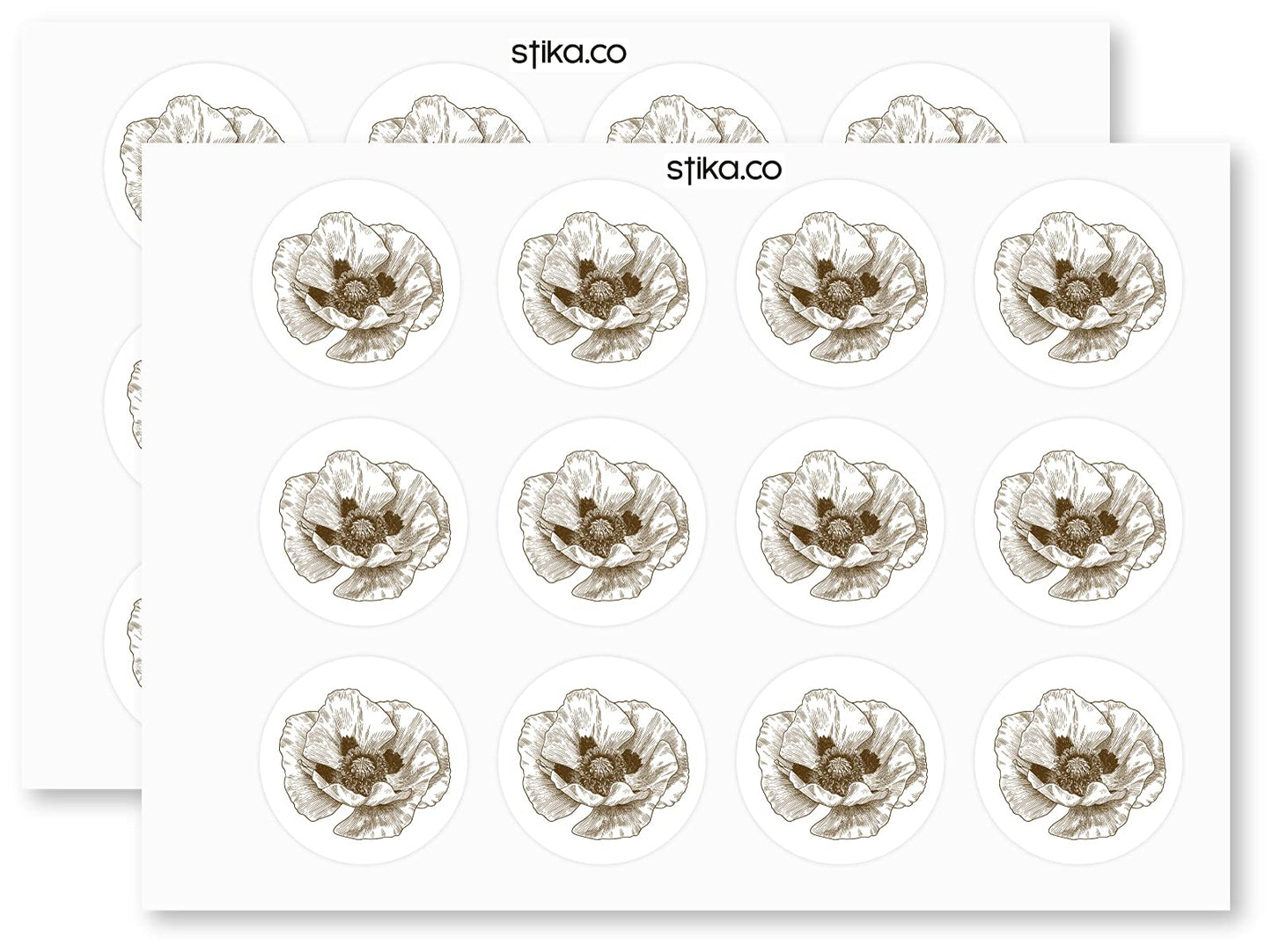 Sketched Lucky Horseshoe paper stickers supplied on A5 sheets of 12 - view 8