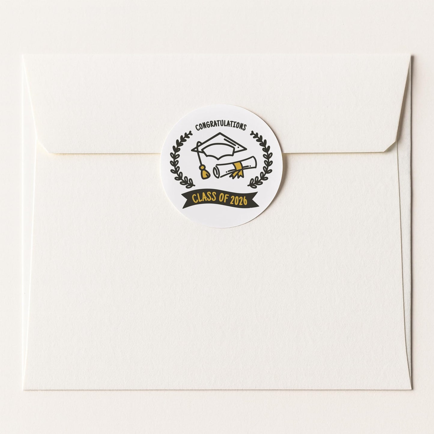 Graduation 2026 paper stickers supplied on A5 sheets of 12 - view 5