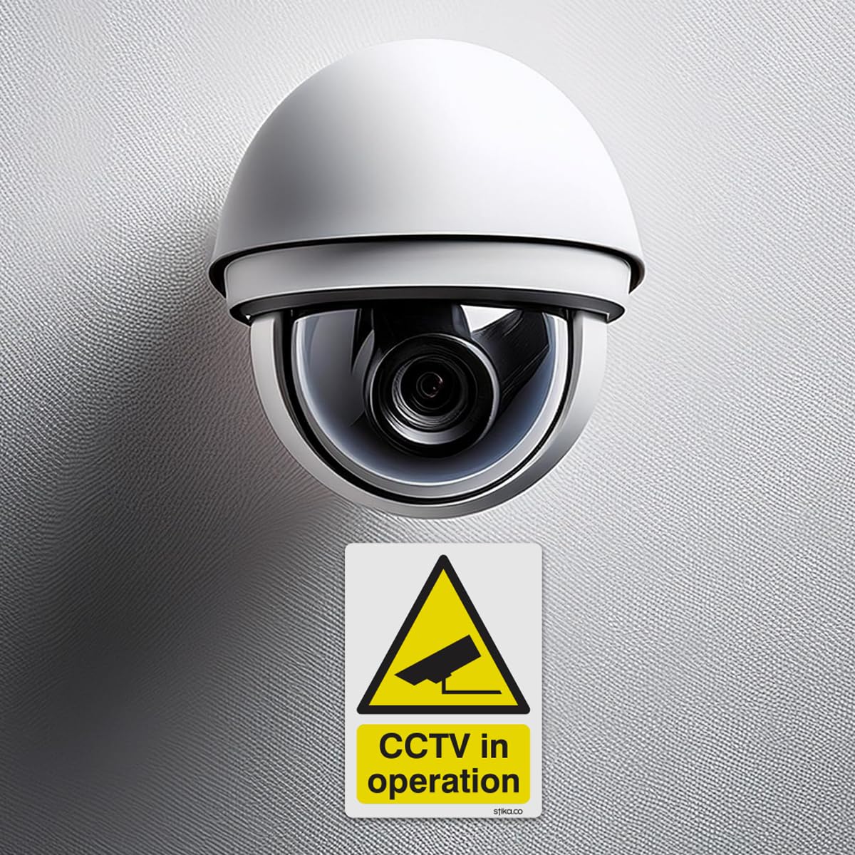 CCTV in Operation Stickers – 50 × 70 mm, Pack of 4 - product detail 11