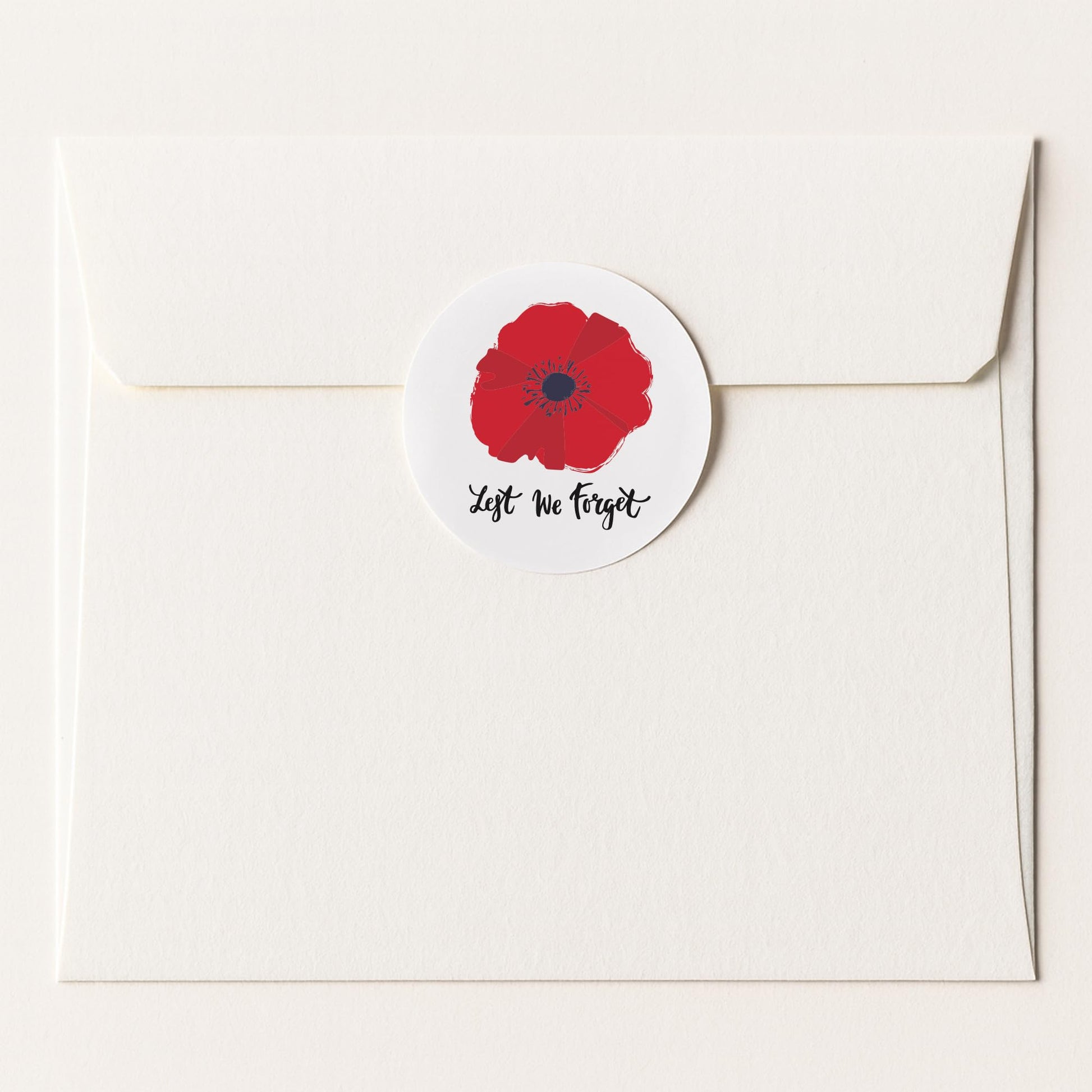 Remembrance Day paper stickers supplied on A5 sheets of 12 - view 4
